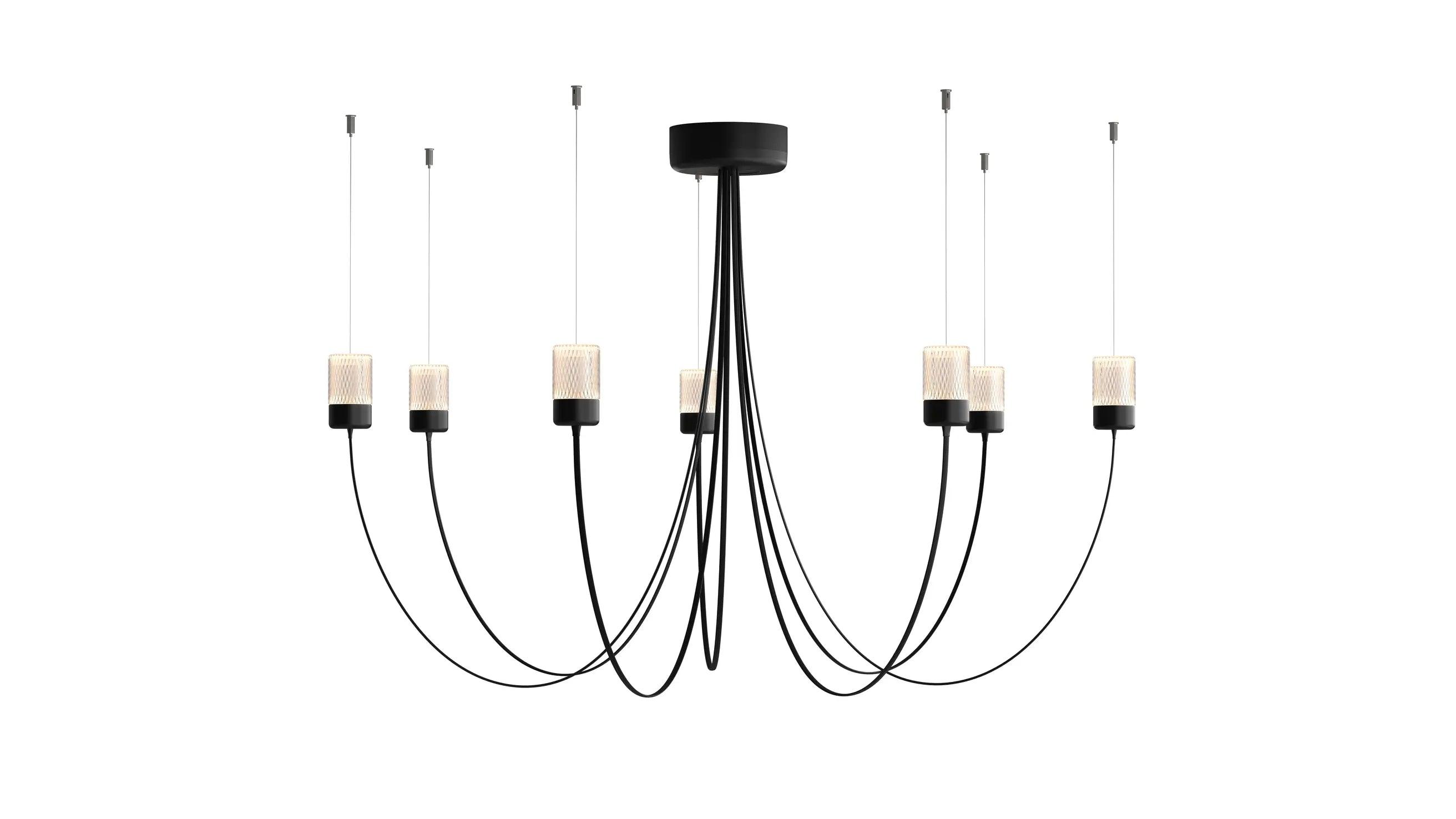 Żyrandol GRAVITY CHANDLIER czarny Moooi 7 Eye on Design