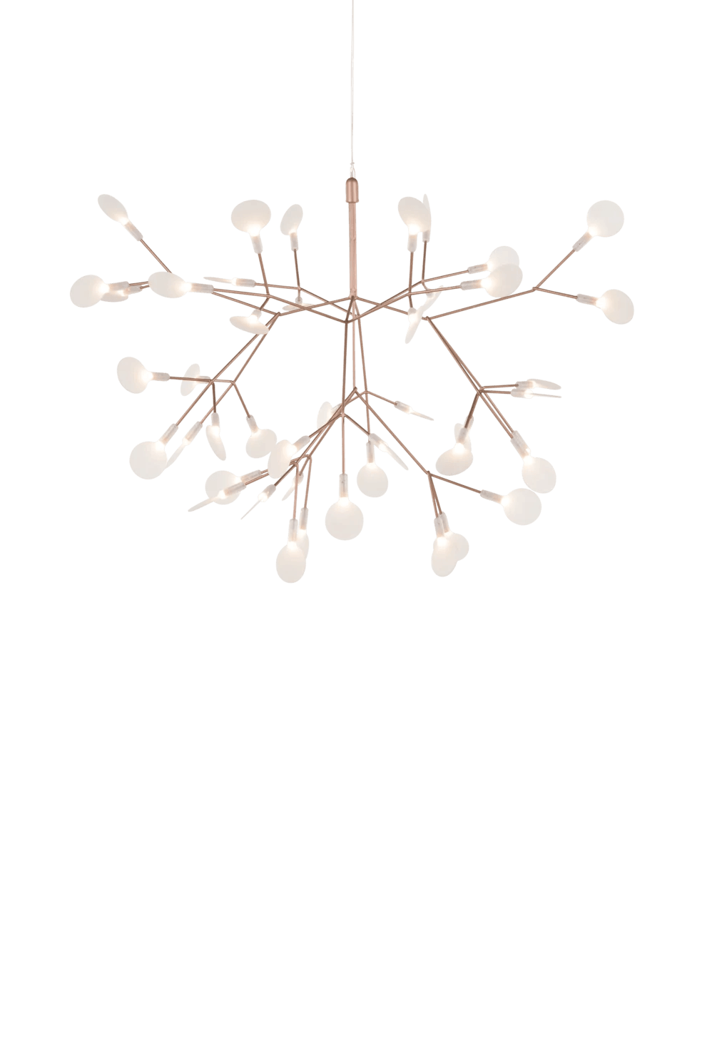 Żyrandol HERACLEUM III SUSPENDED miedziany Moooi Eye on Design