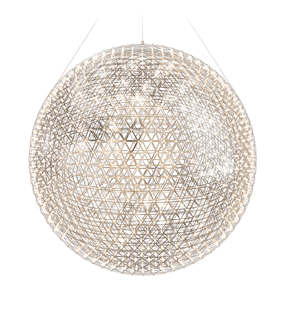 Żyrandol RAIMOND II R127-R163-R199 stal nierdzewna Moooi 199 cm Eye on Design