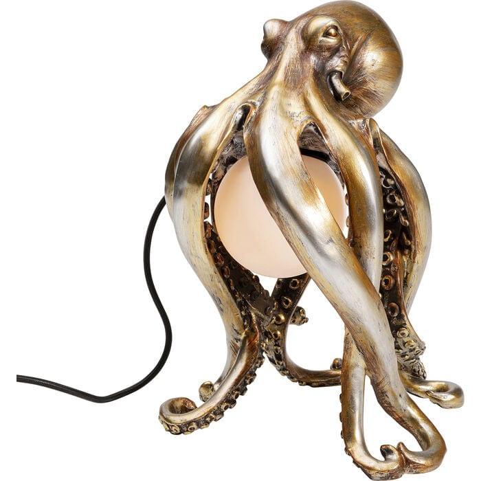 Lampa stołowa złota w kształcie ośmiornicy Kare Design Eye on Design