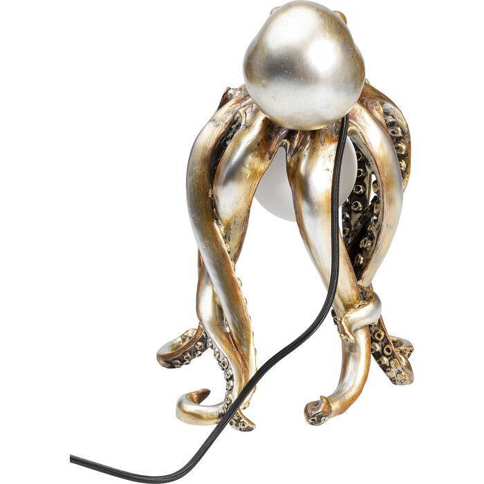 Lampa stołowa złota w kształcie ośmiornicy Kare Design Eye on Design