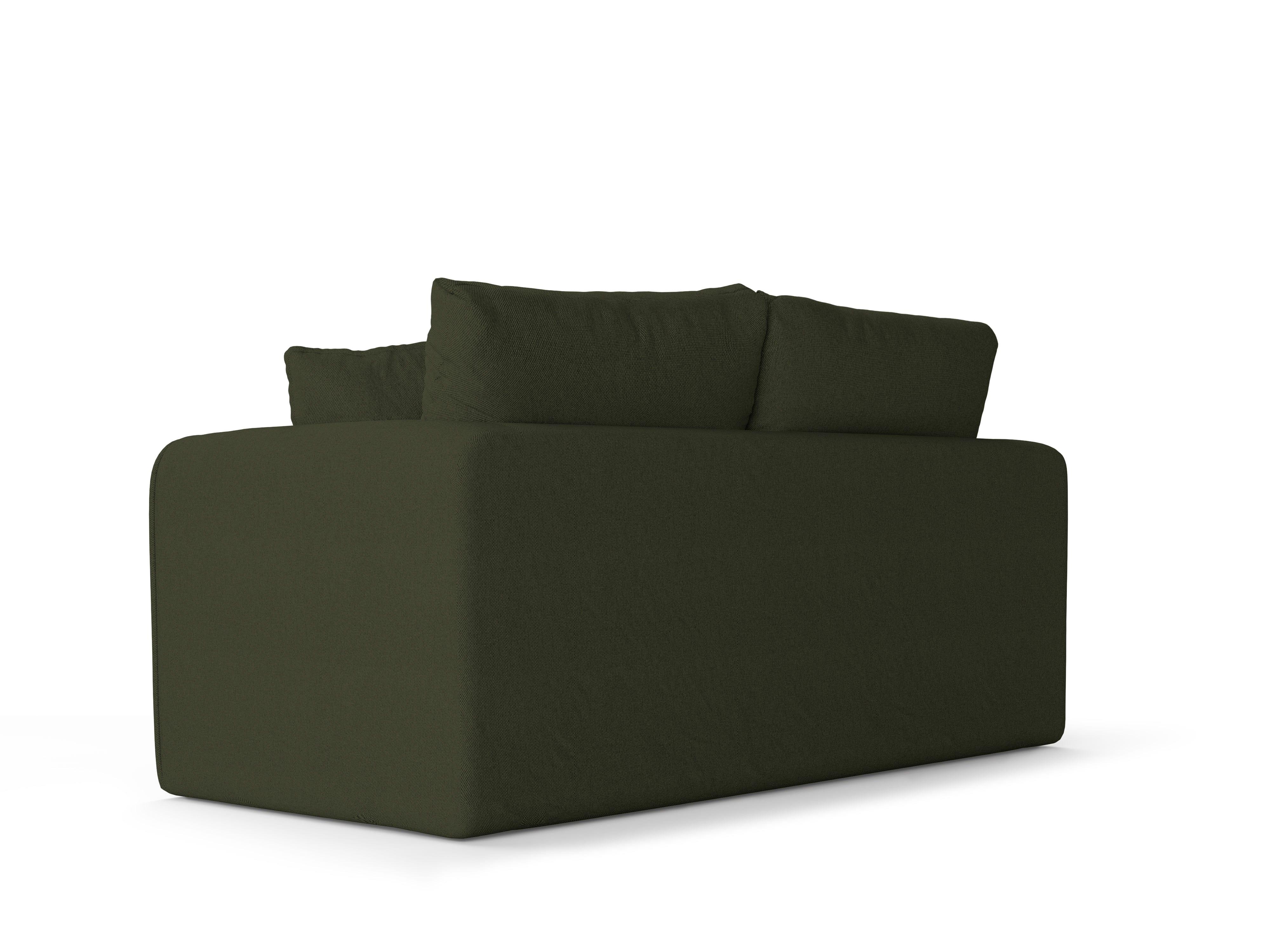 Sofa 2-osobowa z funkcją spania LIDO ciemnozielony Micadoni Eye on Design