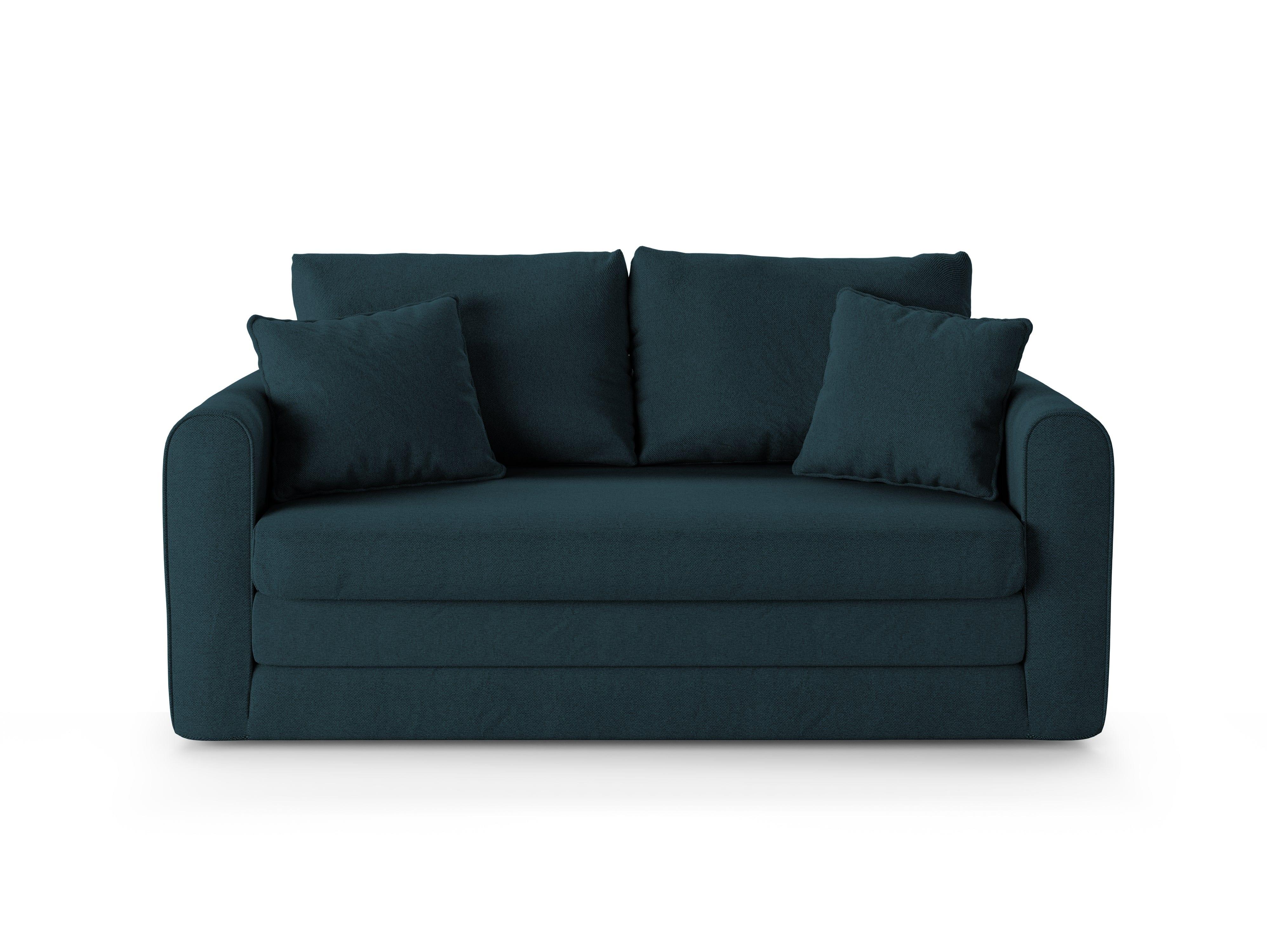 Sofa 2-osobowa z funkcją spania LIDO petrol Micadoni Eye on Design