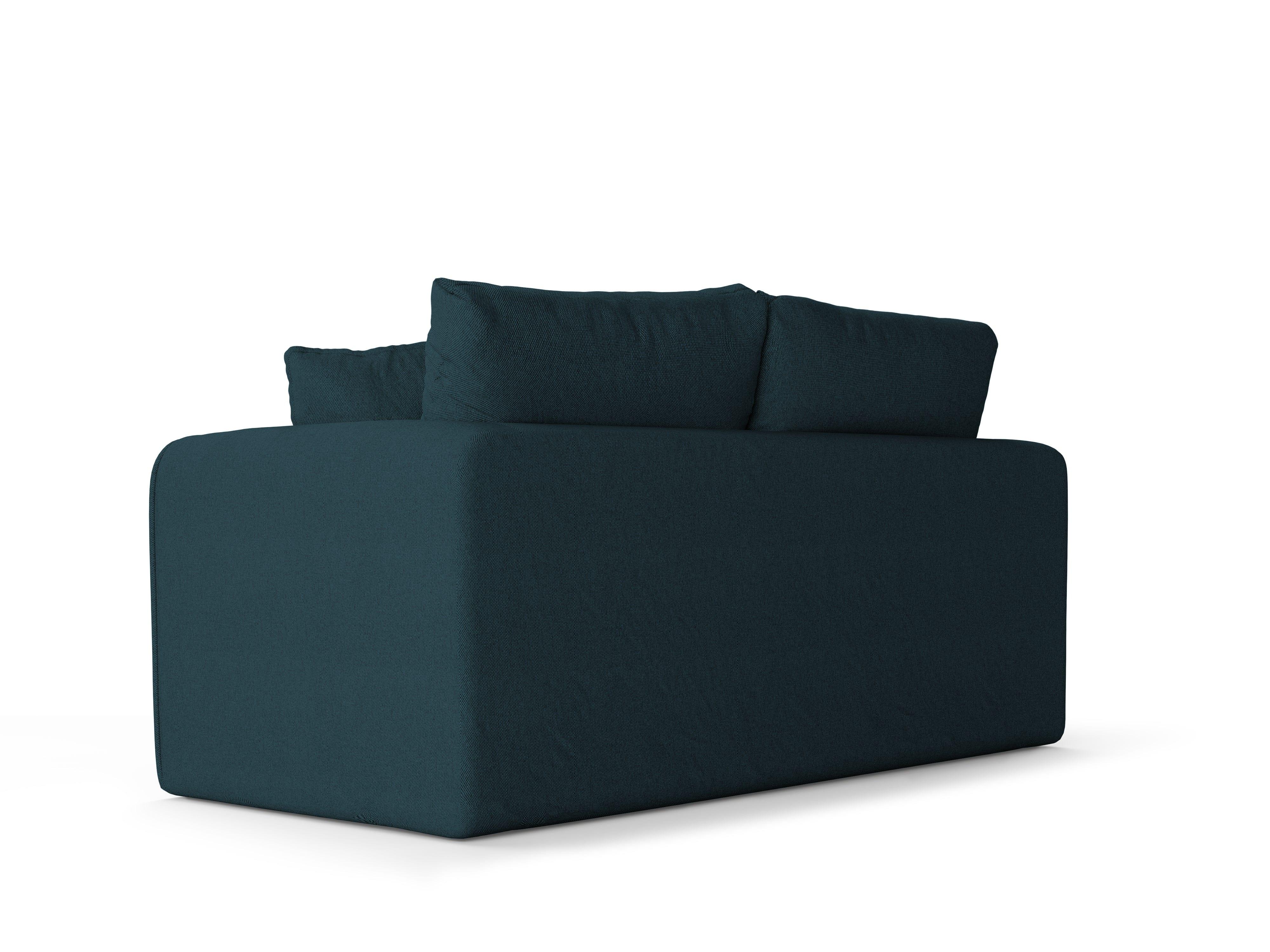 Sofa 2-osobowa z funkcją spania LIDO petrol Micadoni Eye on Design