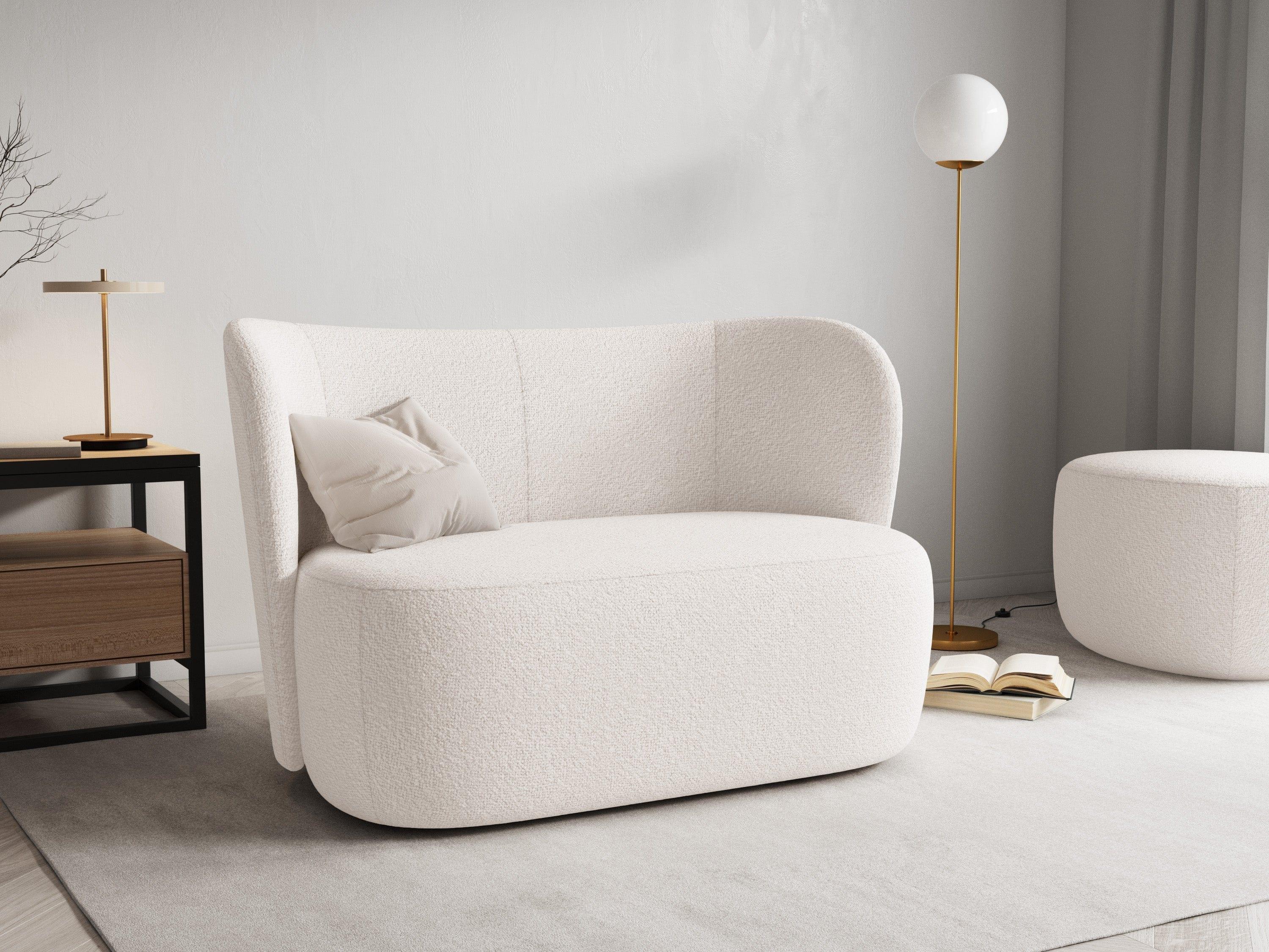 Sofa 2-osobowa SAAMIT boucle beżowy Micadoni Eye on Design