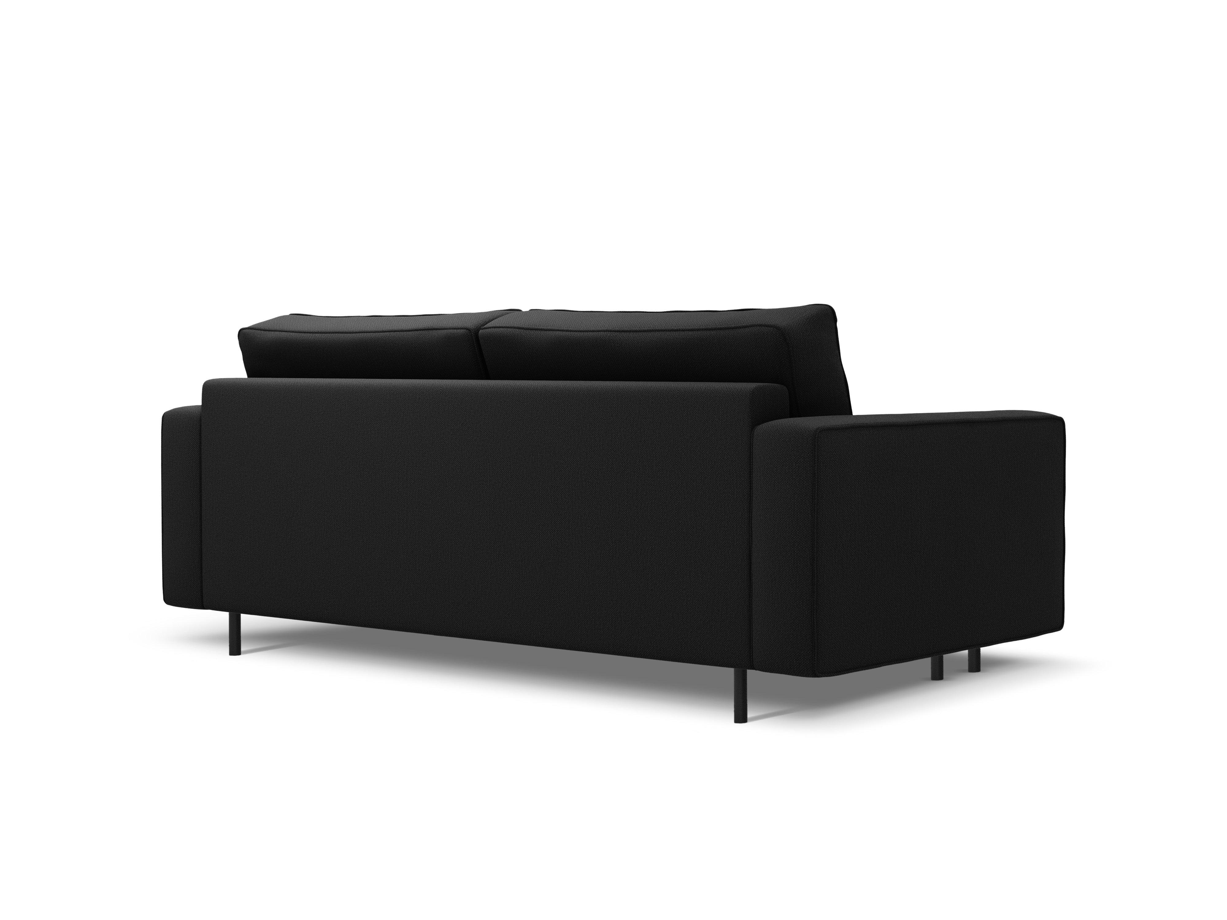 Sofa z funkcją spania CARO czarny Micadoni Eye on Design