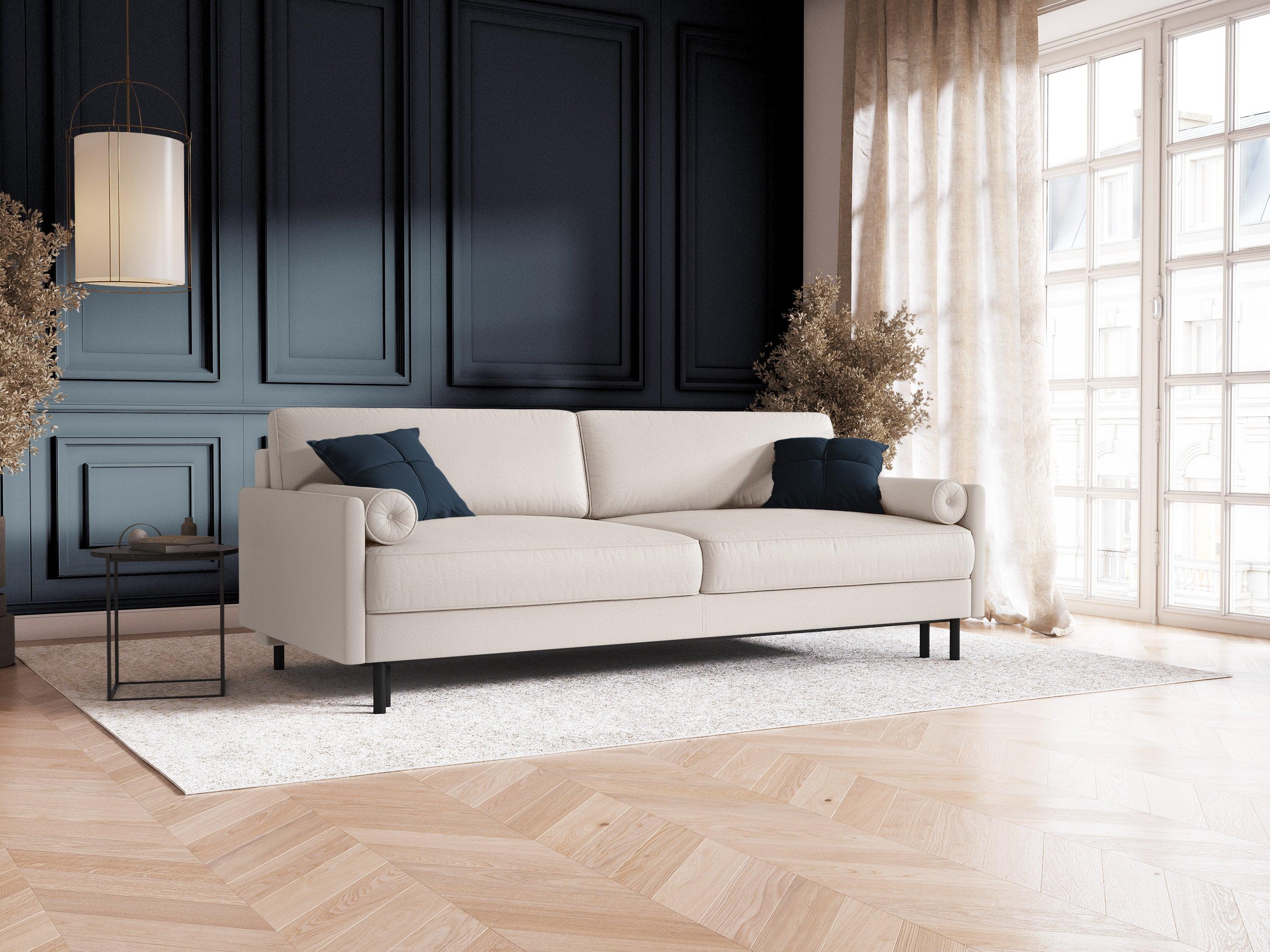 Sofa z funkcją spania SCOTT jasnobeżowy Micadoni Eye on Design