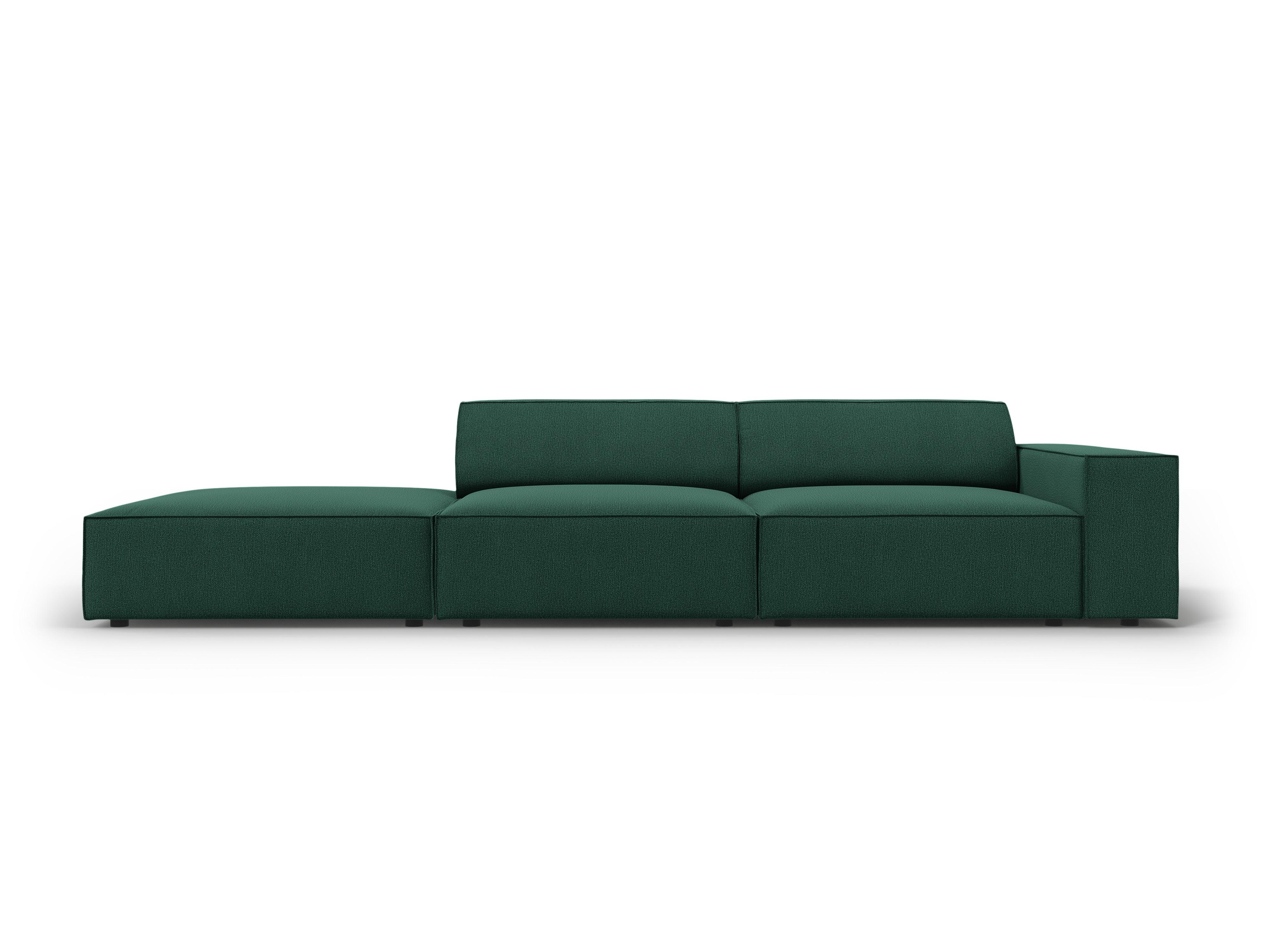 Sofa lewostronna 3-osobowa JODIE zielony Micadoni Eye on Design