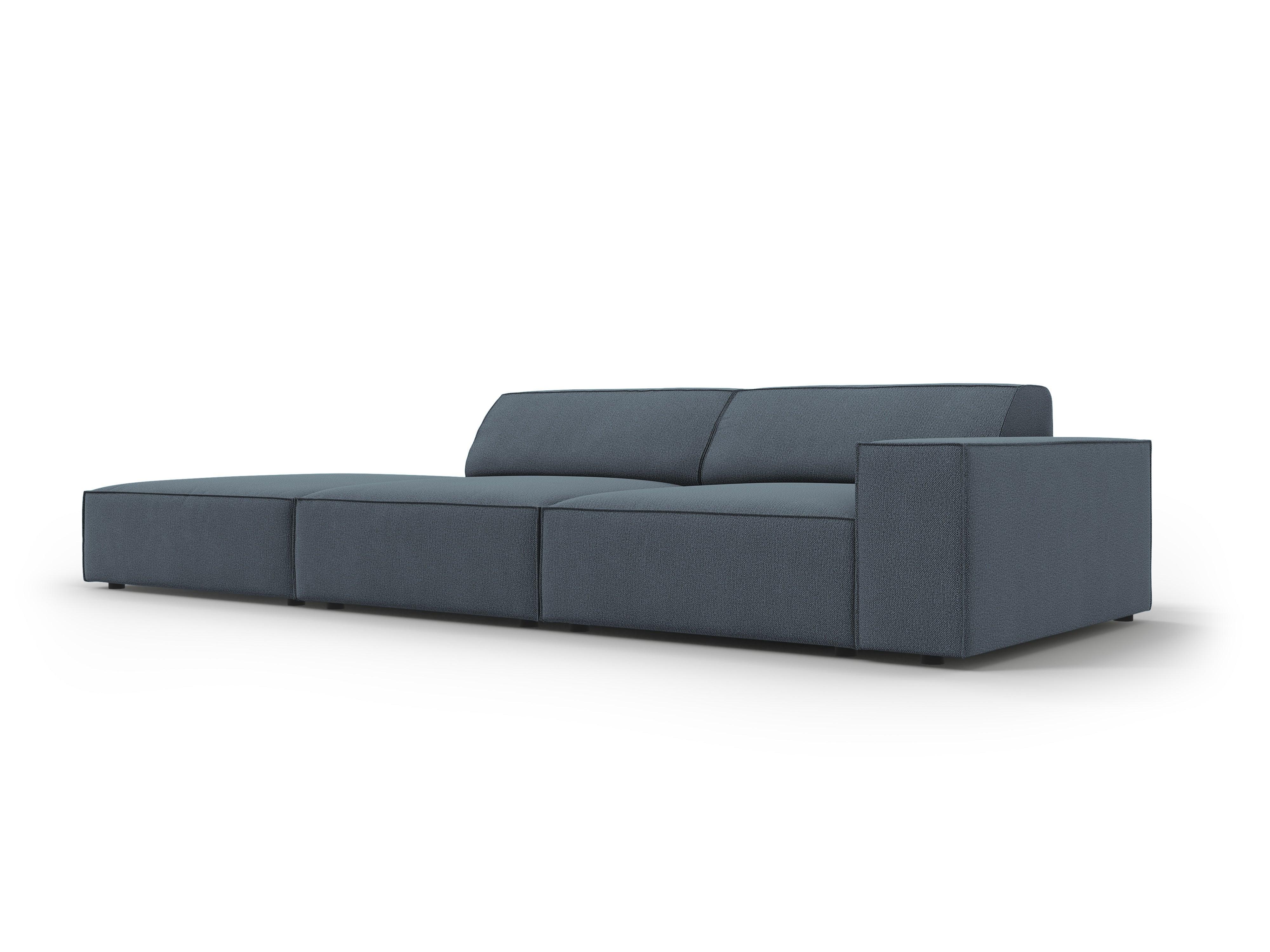 Sofa lewostronna 3-osobowa JODIE niebieski Micadoni Eye on Design