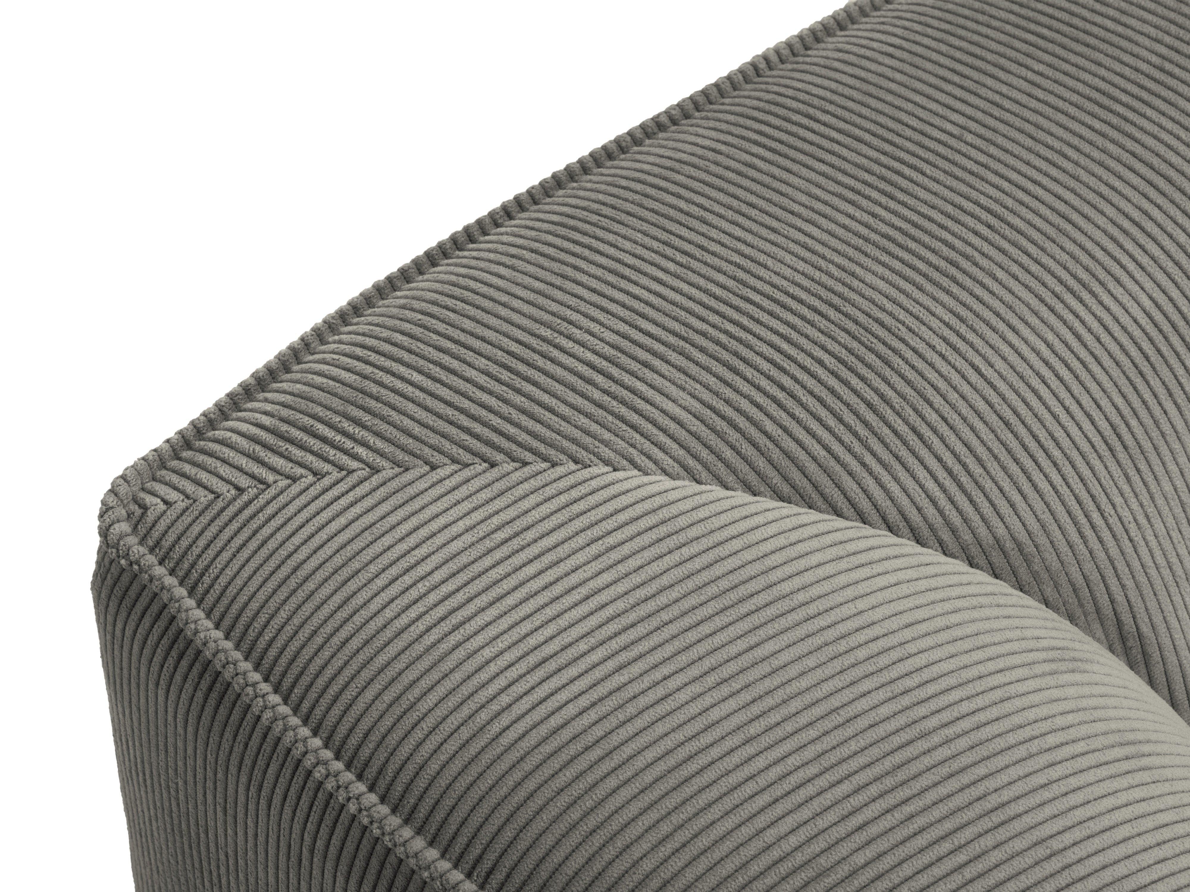Sofa sztruksowa RUBY jasnoszary Micadoni Eye on Design