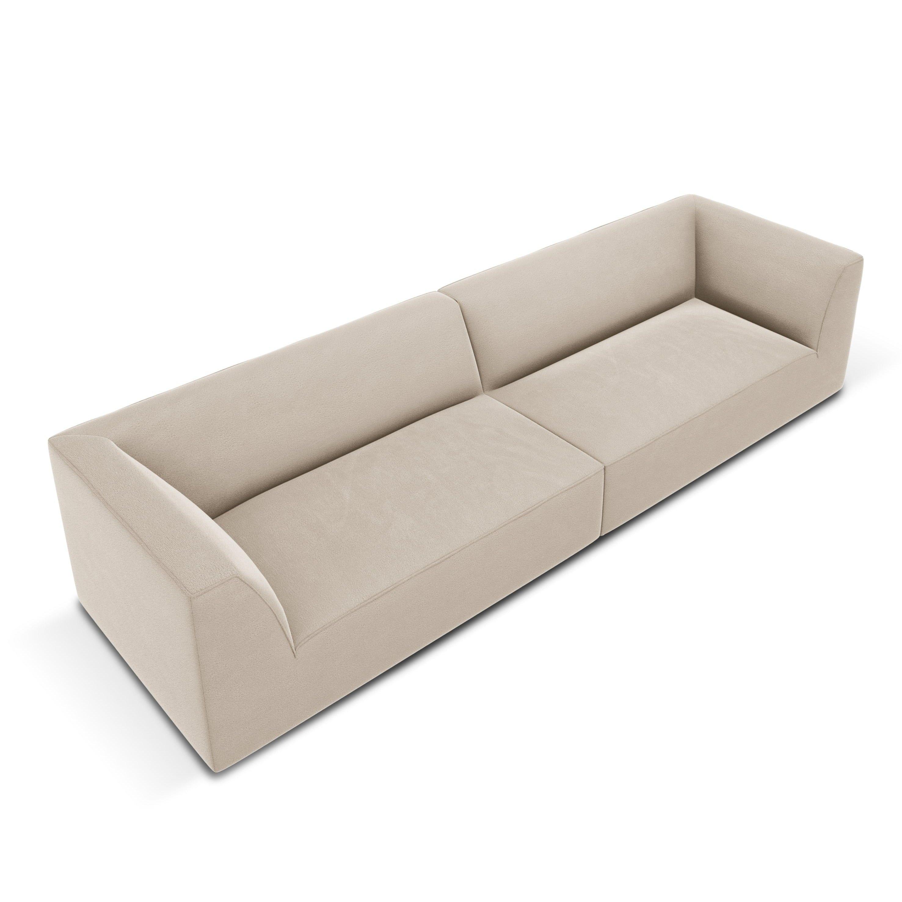 Sofa aksamitna RUBY beżowy Micadoni Eye on Design