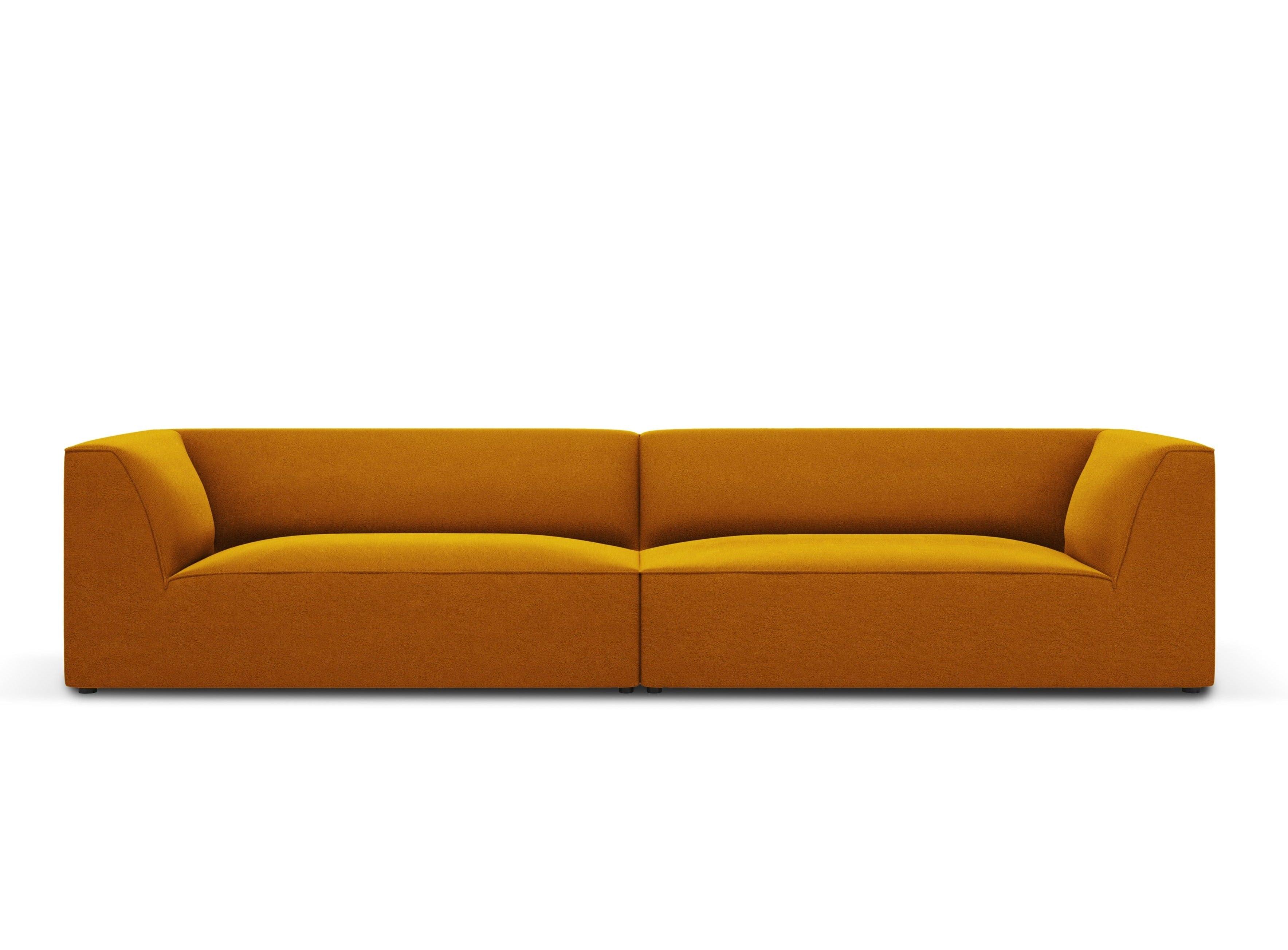 Sofa aksamitna RUBY żółty Micadoni Eye on Design