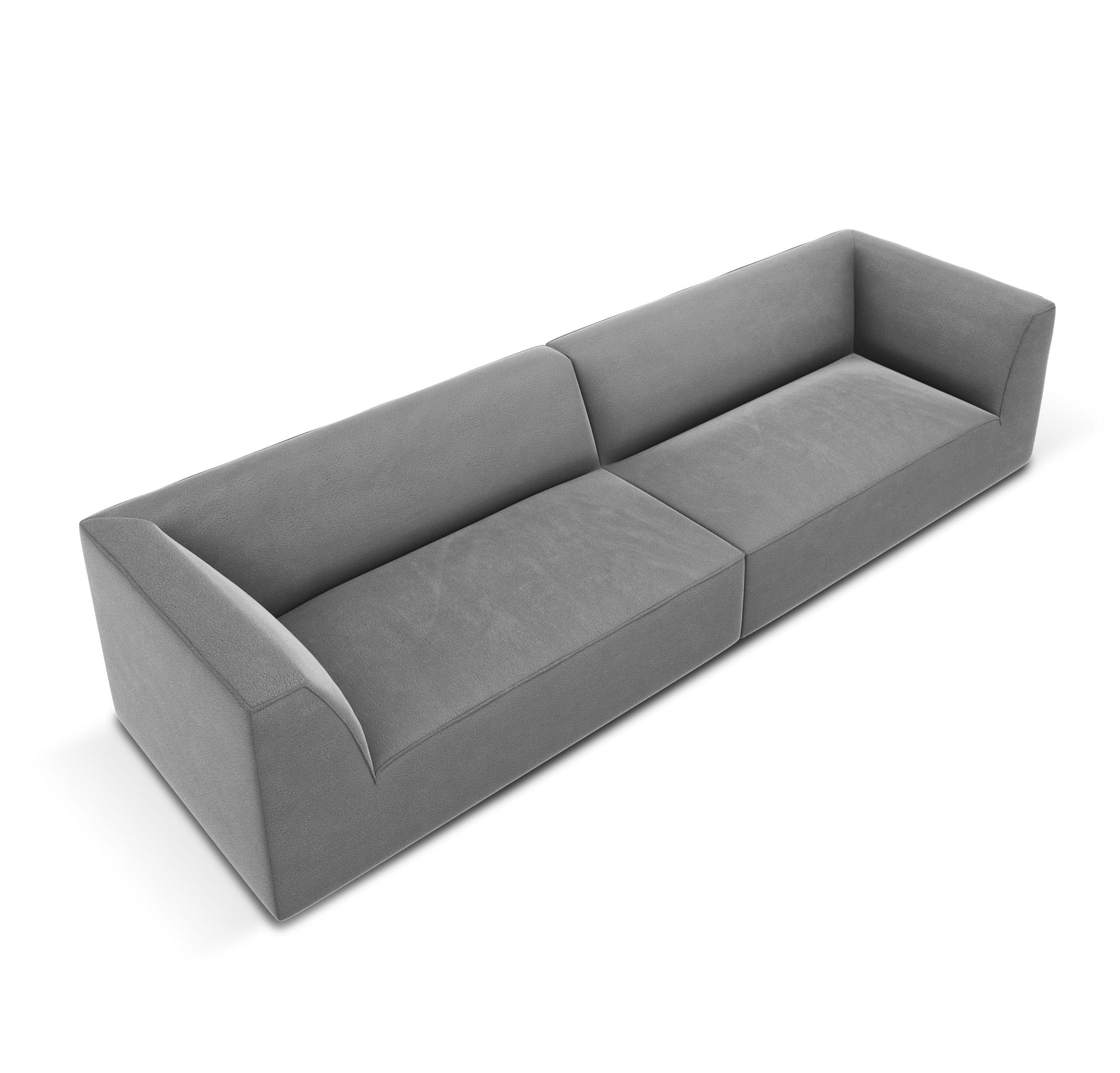 Sofa aksamitna RUBY szary Micadoni Eye on Design