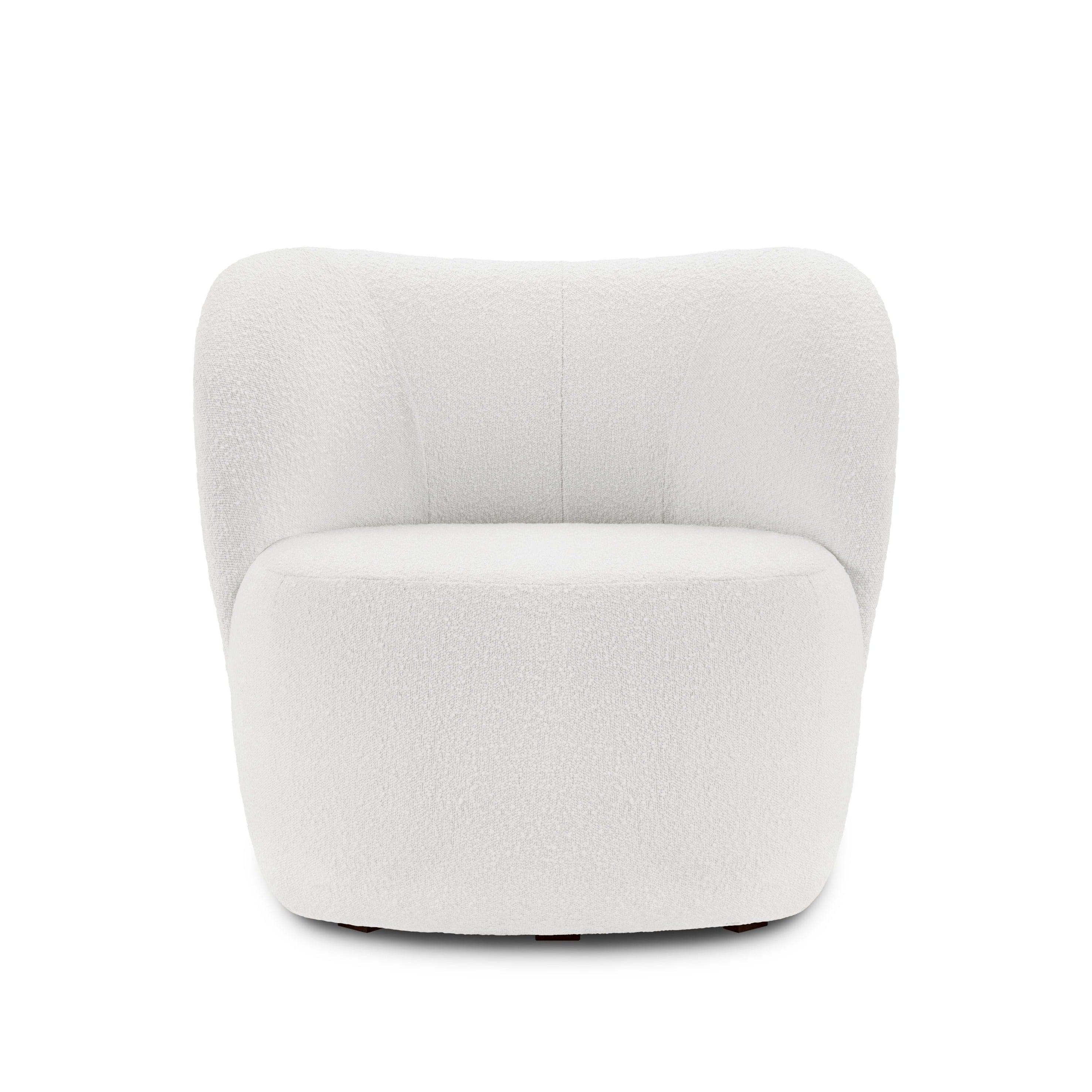 Fotel SAAMIT boucle beżowy Micadoni Eye on Design