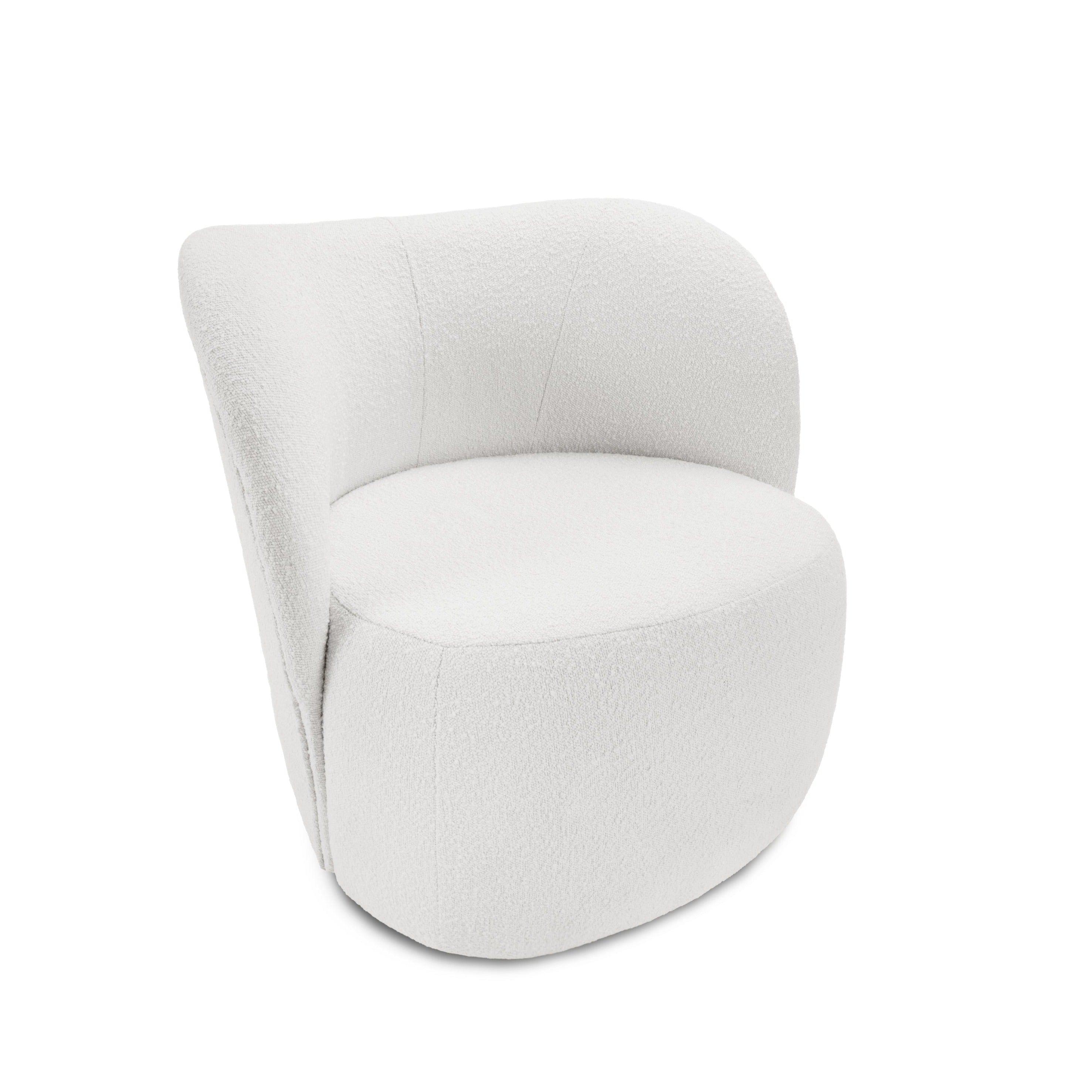 Fotel SAAMIT boucle beżowy Micadoni Eye on Design