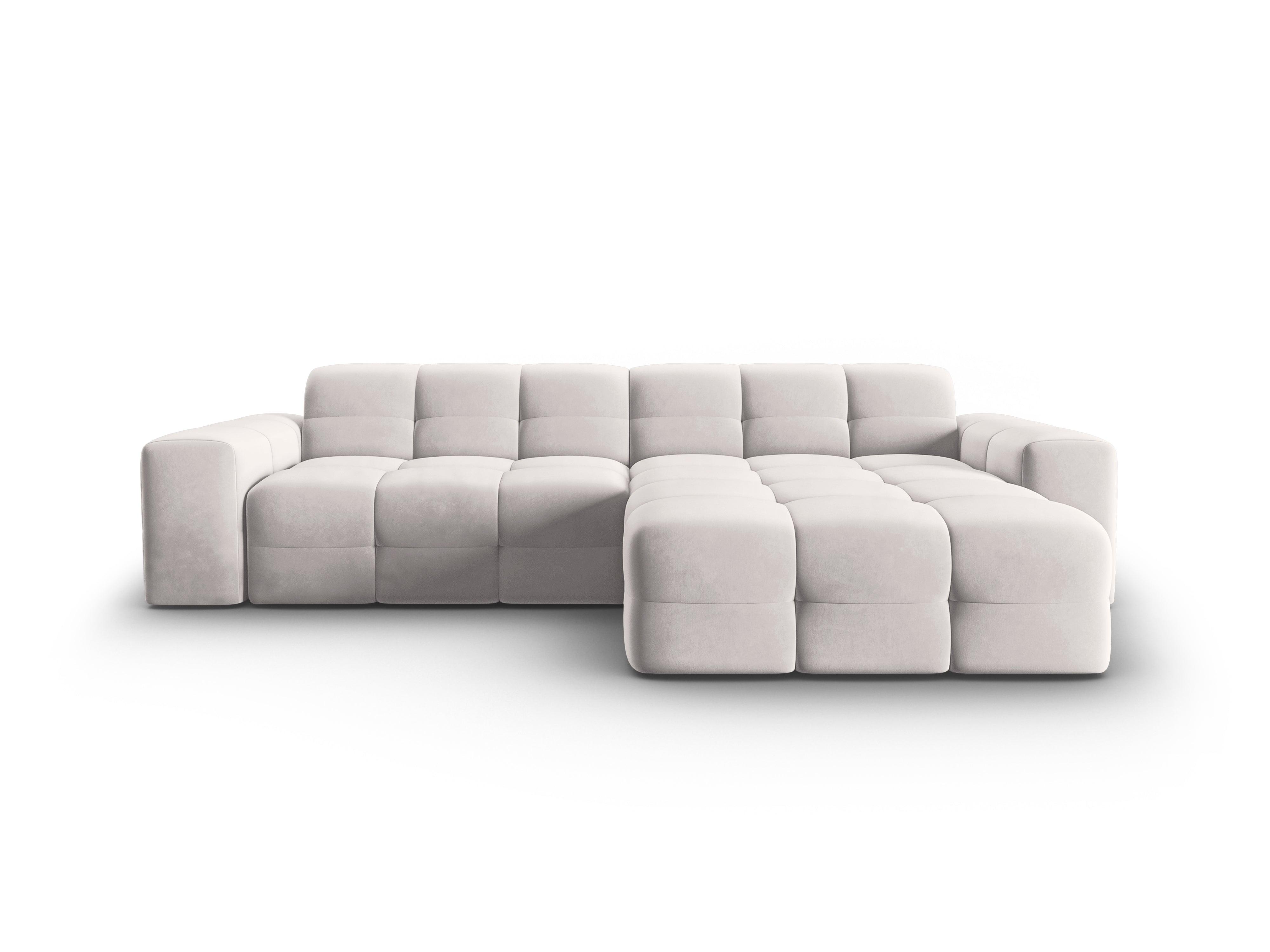 Narożnik prawostronny 4-osobowy KENDAL jasnoszary Micadoni Eye on Design