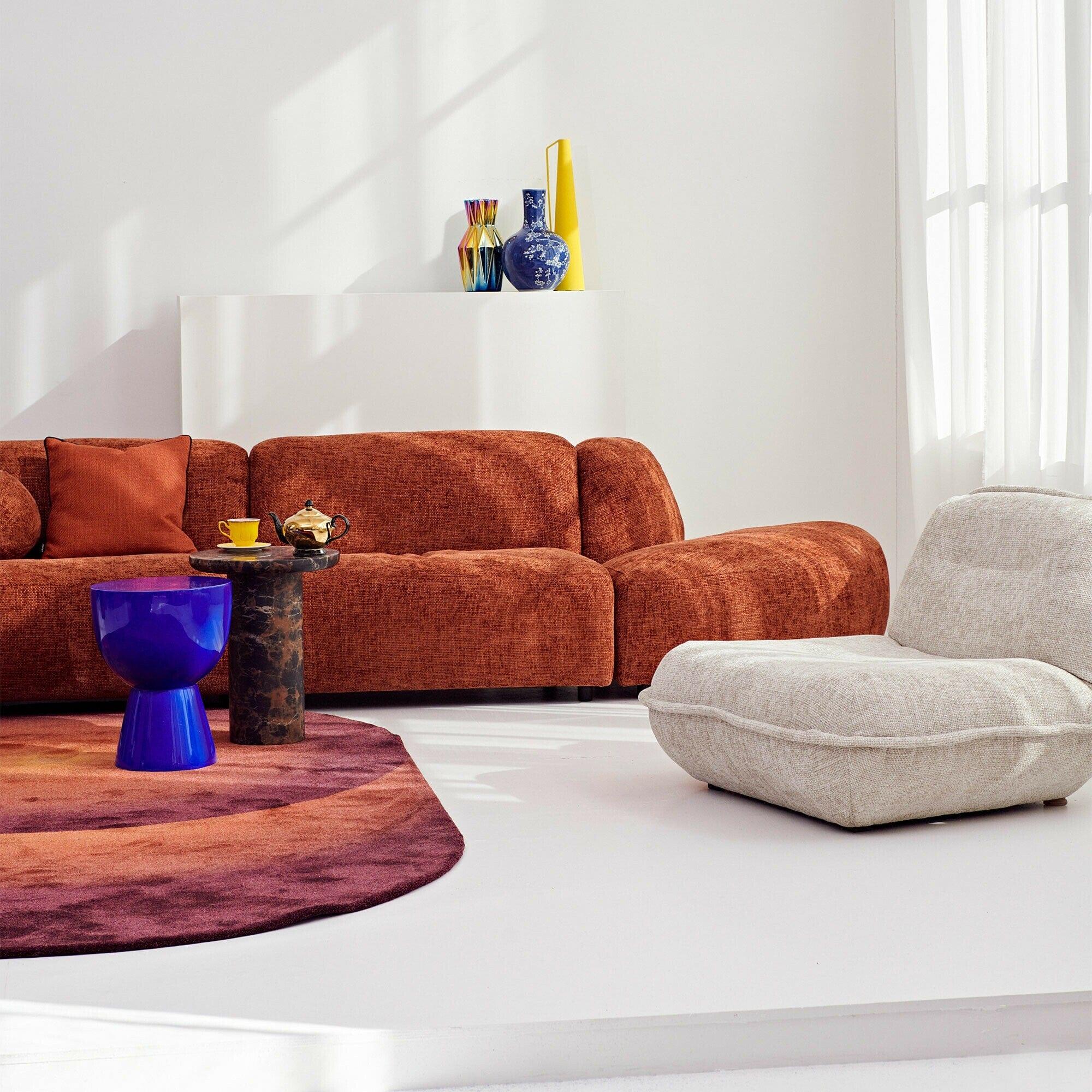 Dywan OVAL OPTICAL rdzawy Pols Potten Eye on Design