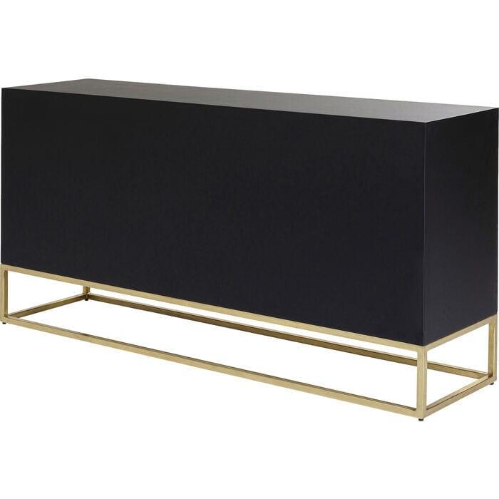 Komoda ELECTRO czarny ze złotymi detalami Kare Design Eye on Design