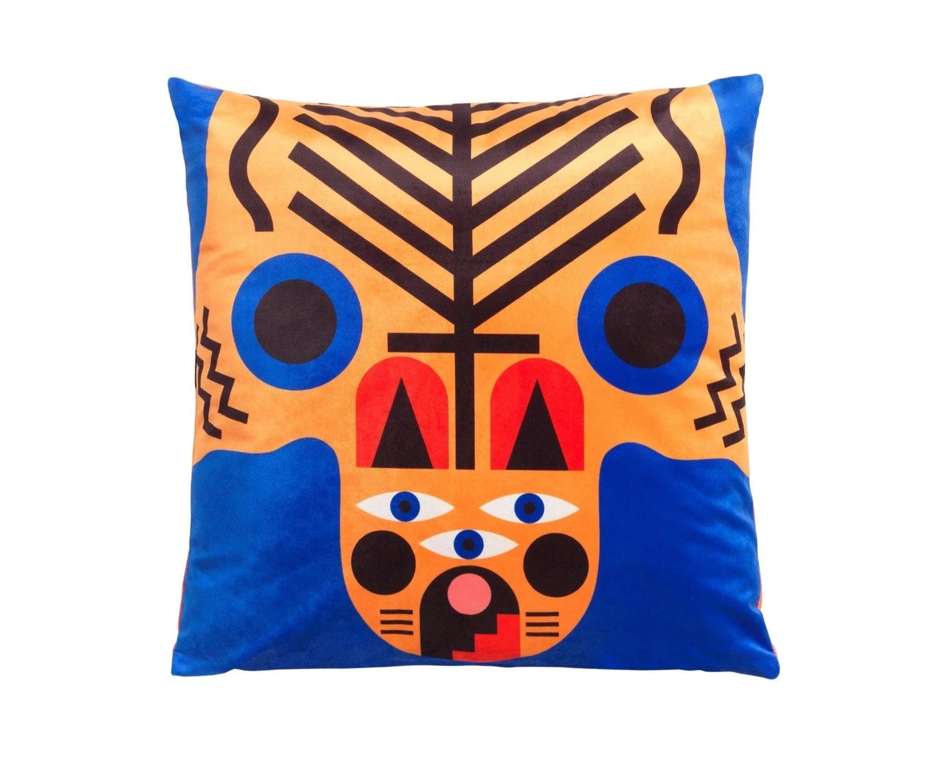 Poduszka dwustronna ITALIAN TIGER Qeeboo Eye on Design