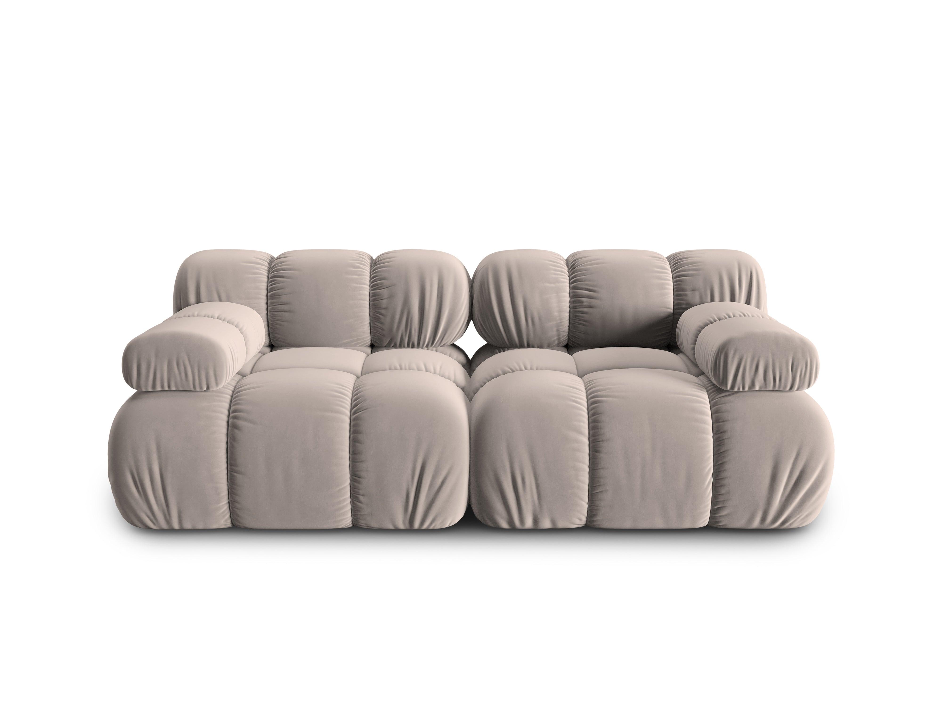 Sofa aksamitna 2-osobowa TROPEA cappuccino Milo Casa Eye on Design