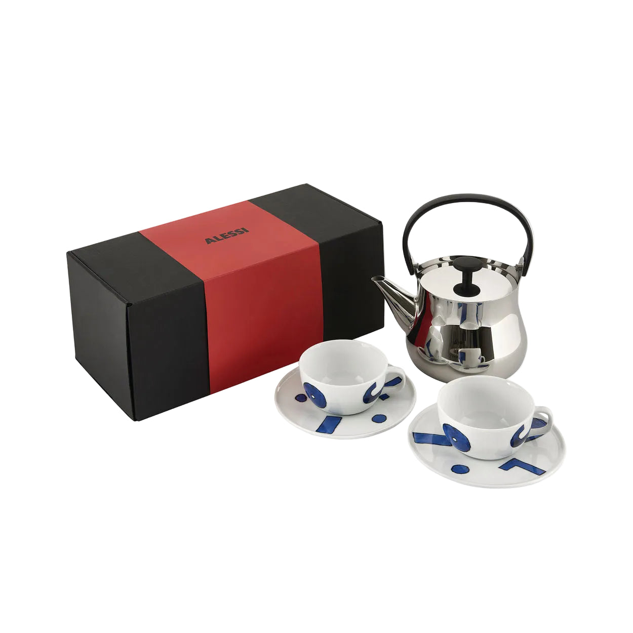 ALESSI & TEA Gift Set in Steel and Porcelain