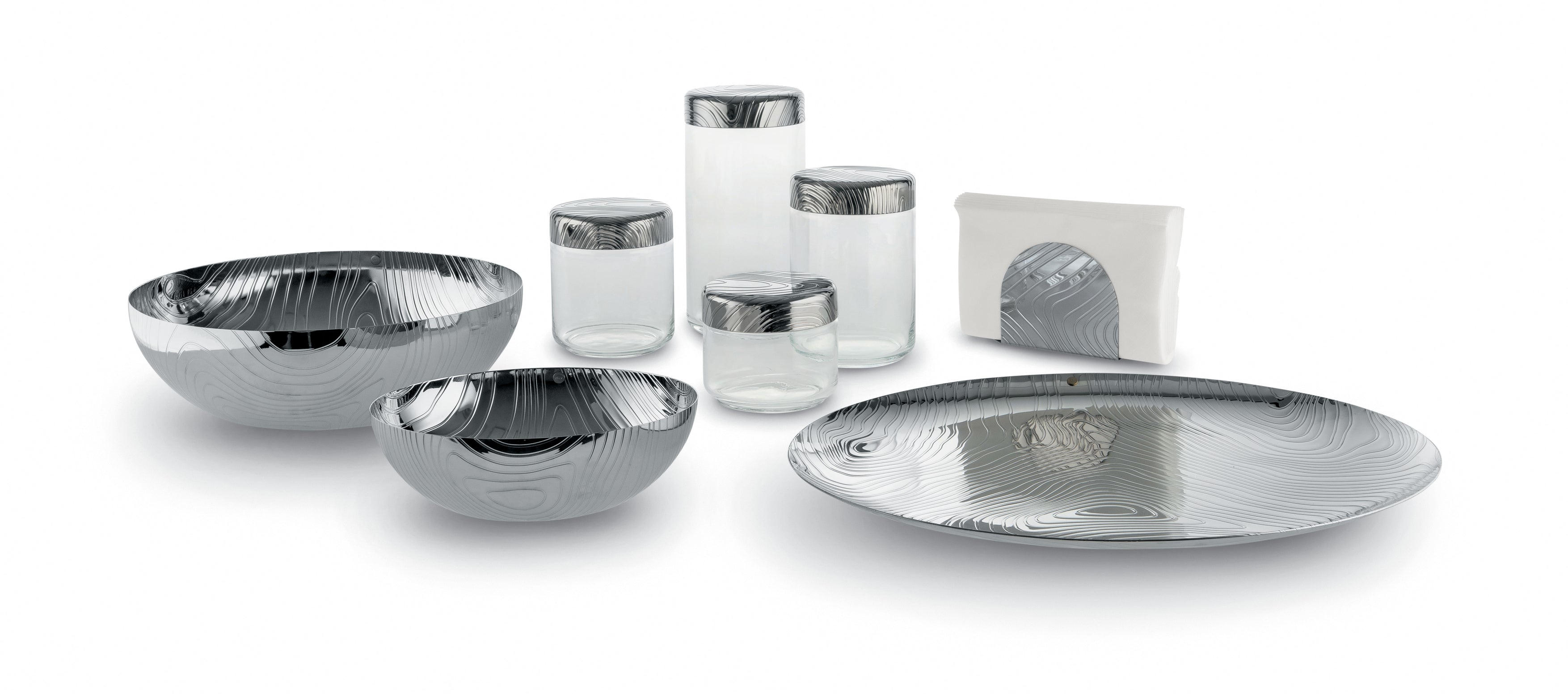 Küchenbehälter Venner Glas und Stahl