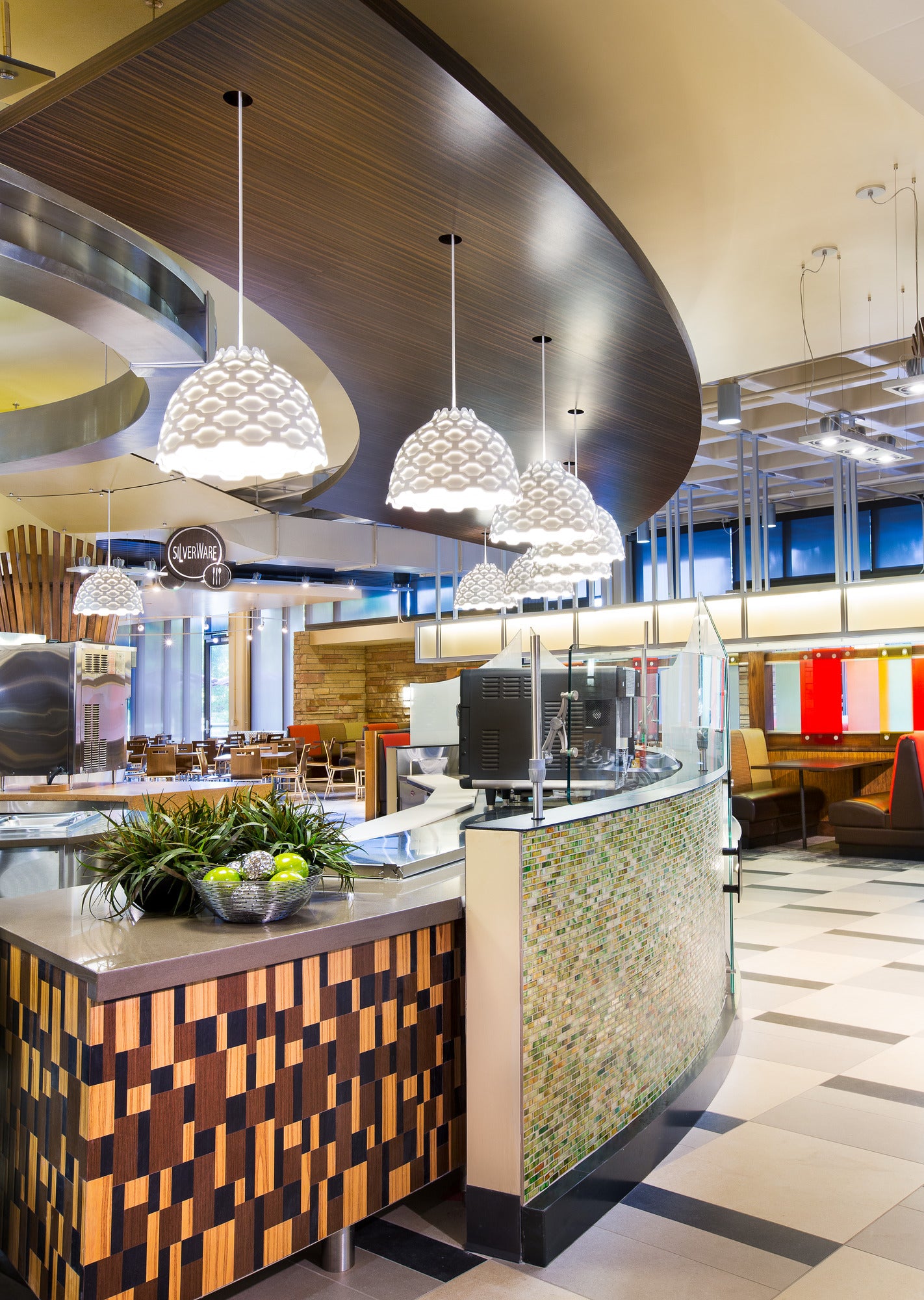 LC SHUTTERS white pendant lamp