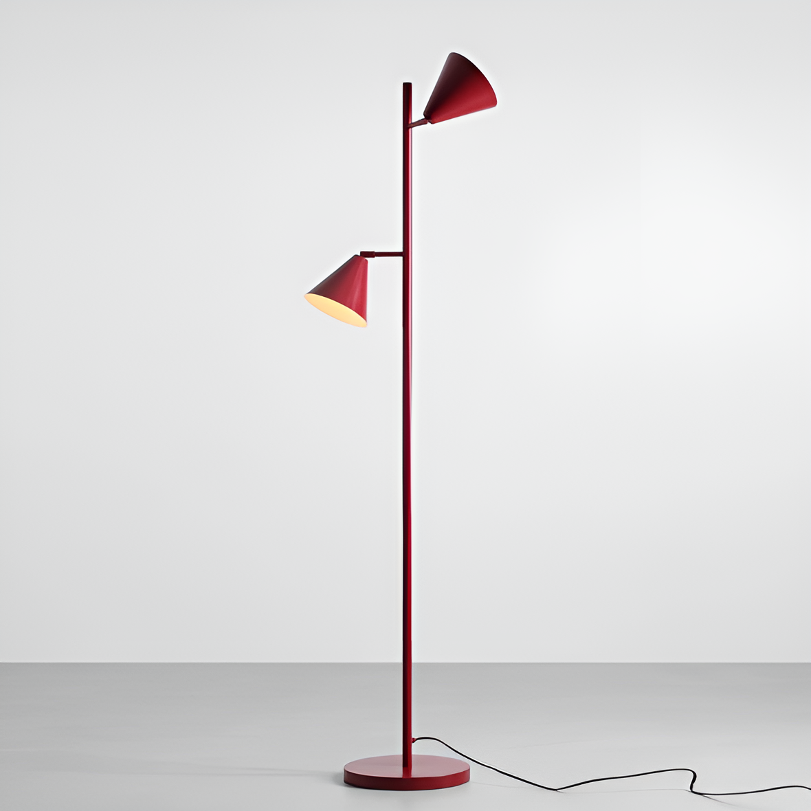 Stehleuchte FORM DUO rot