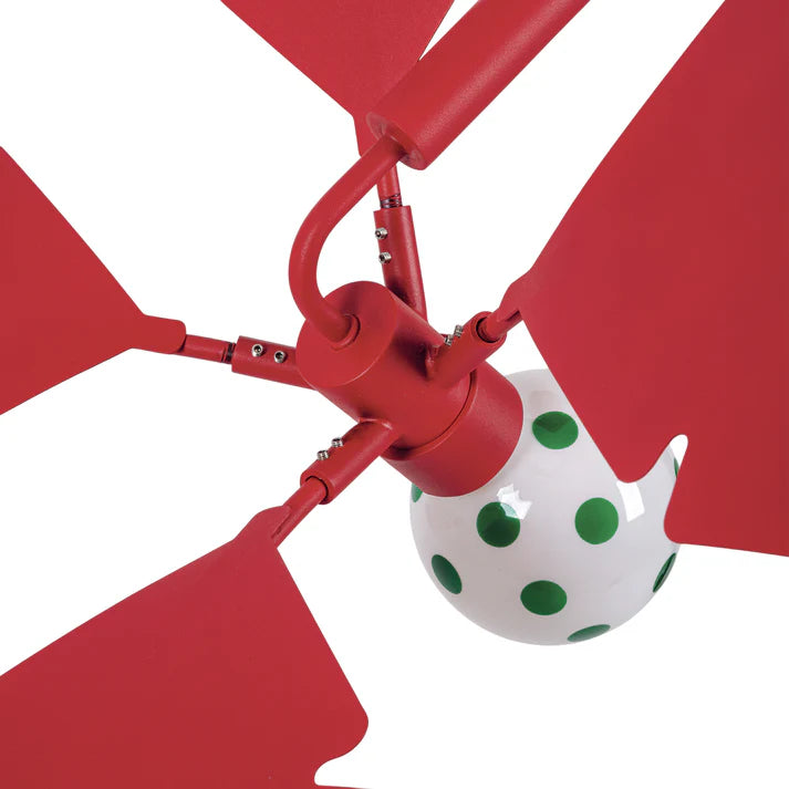 Arc floor lamp LA PALMA red