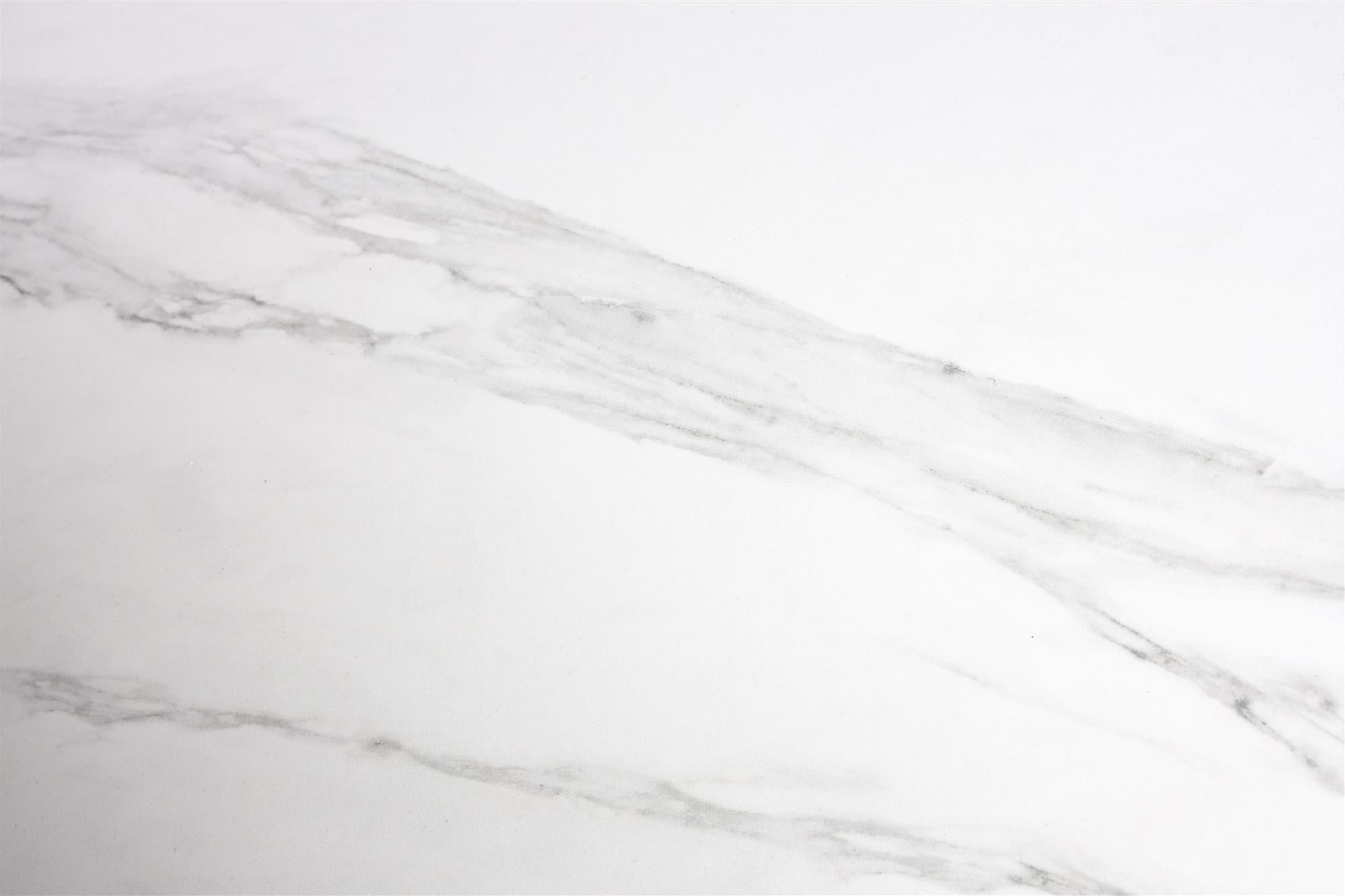 ALMIRA walnut table with marble imitation