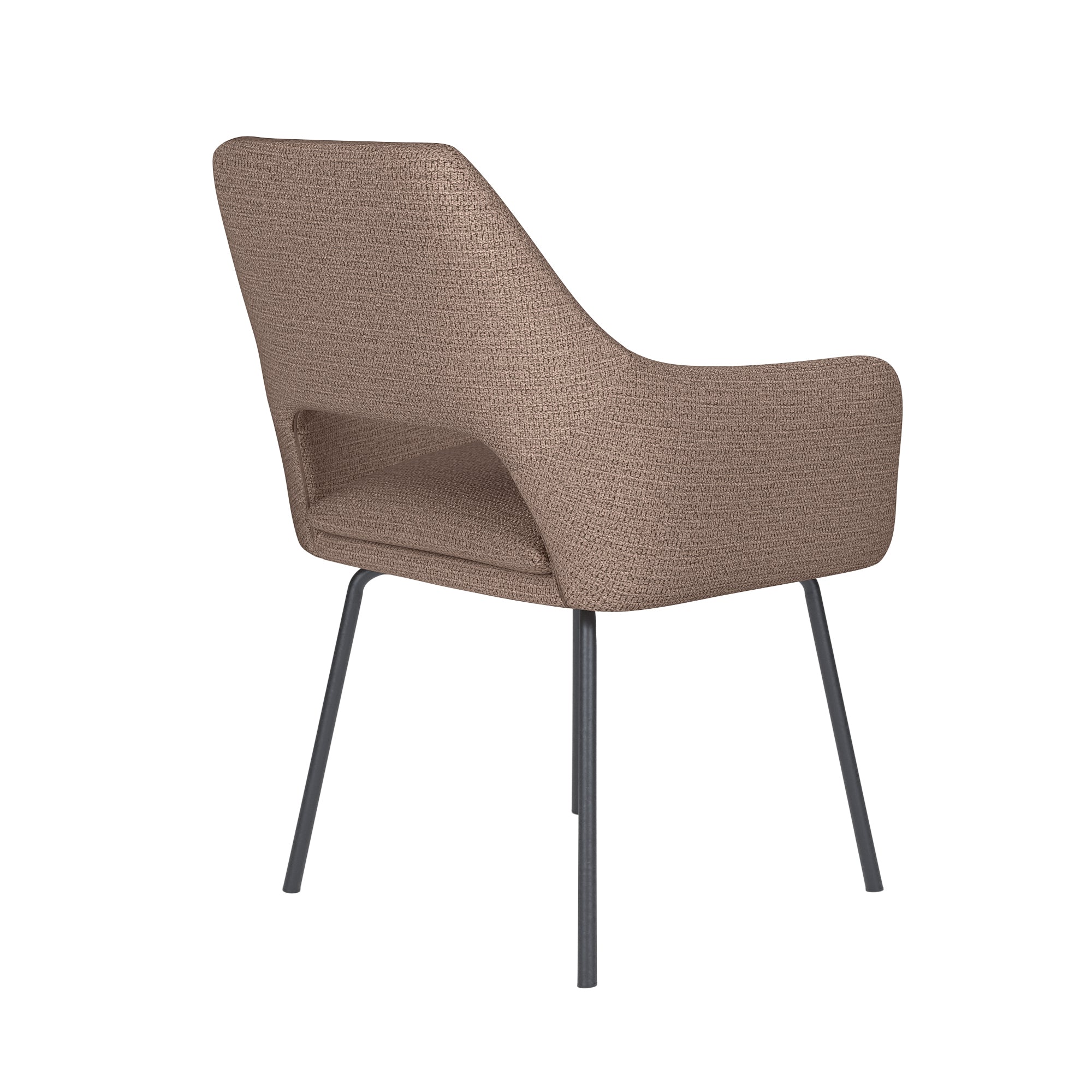 MOS taupe chair with black base