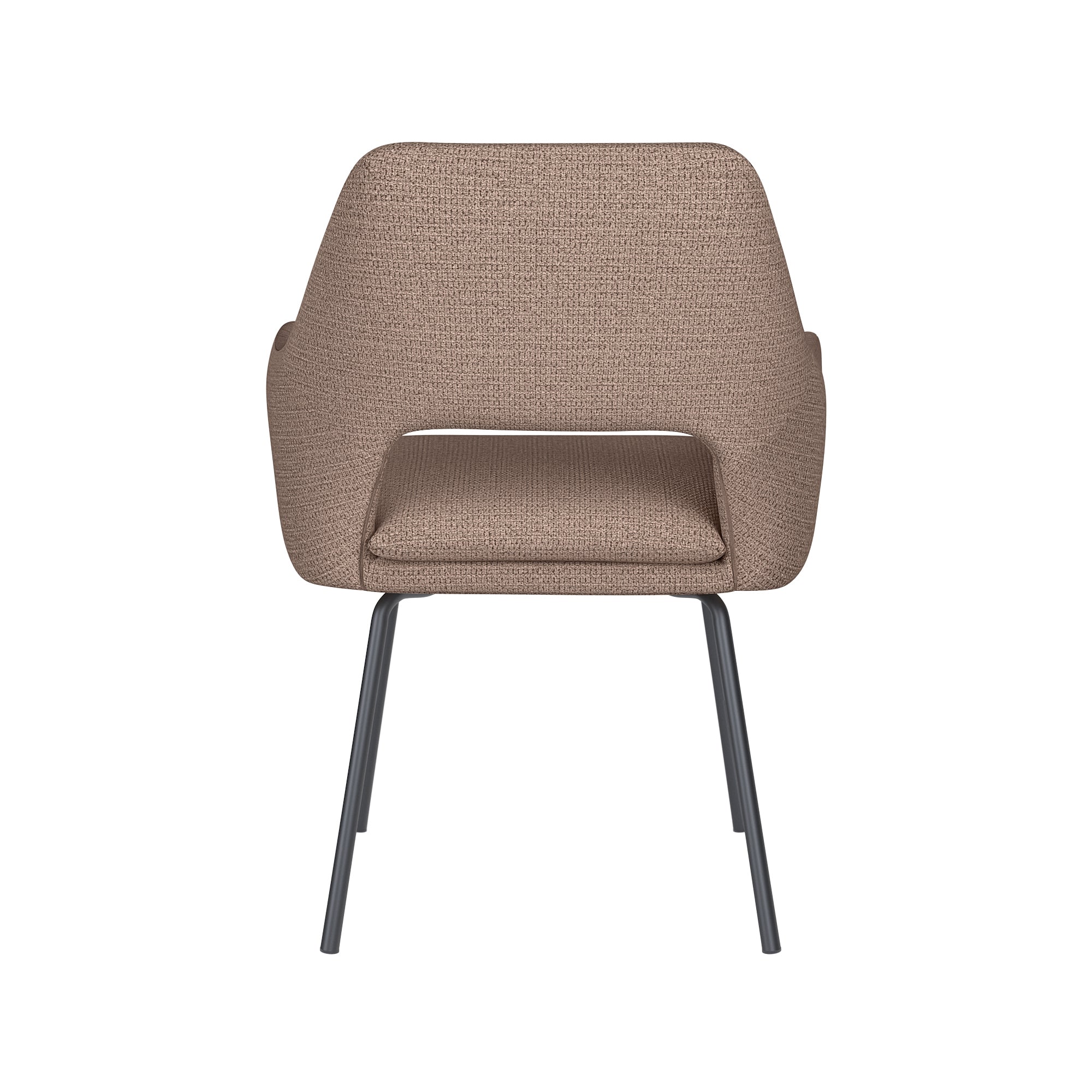 MOS taupe chair with black base