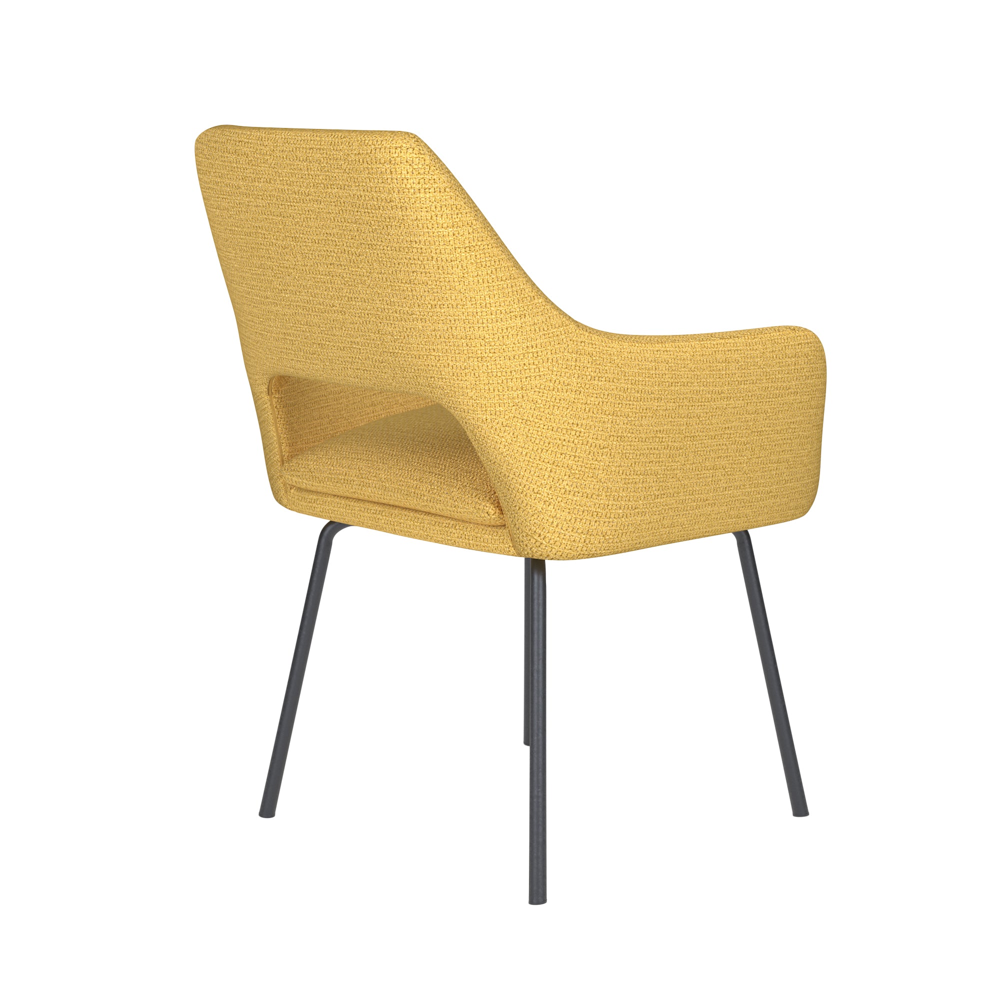 MOS Chair yellow with black base