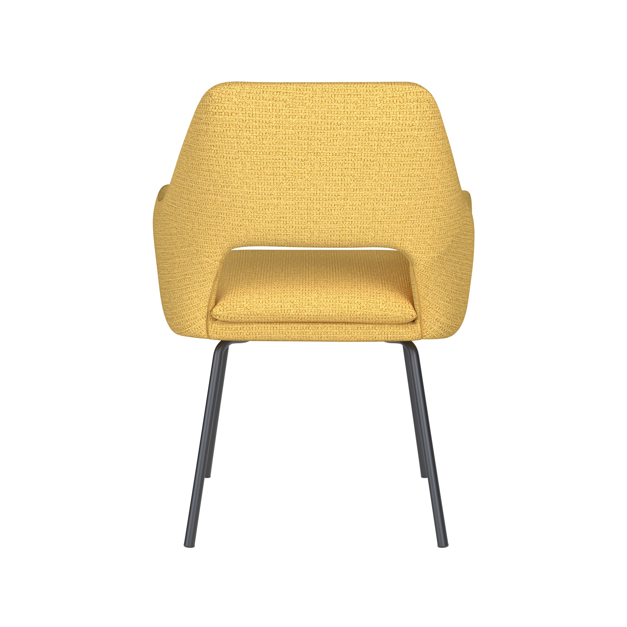 MOS Chair yellow with black base