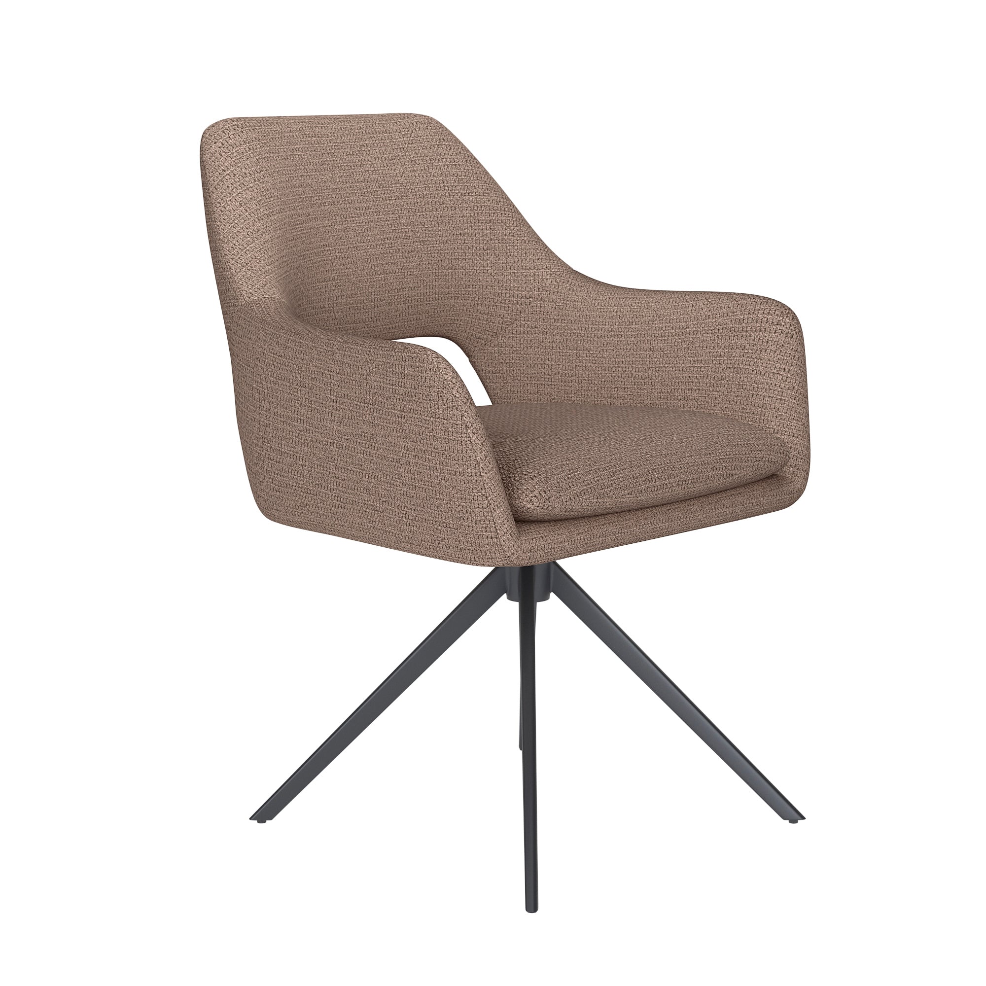 MOS taupe chair with black base