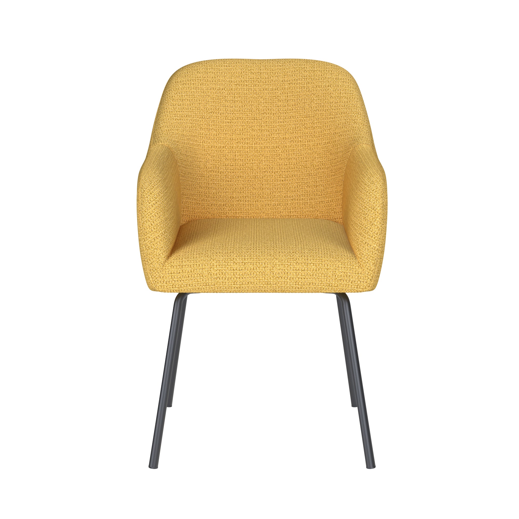 OTIS chair yellow with black base
