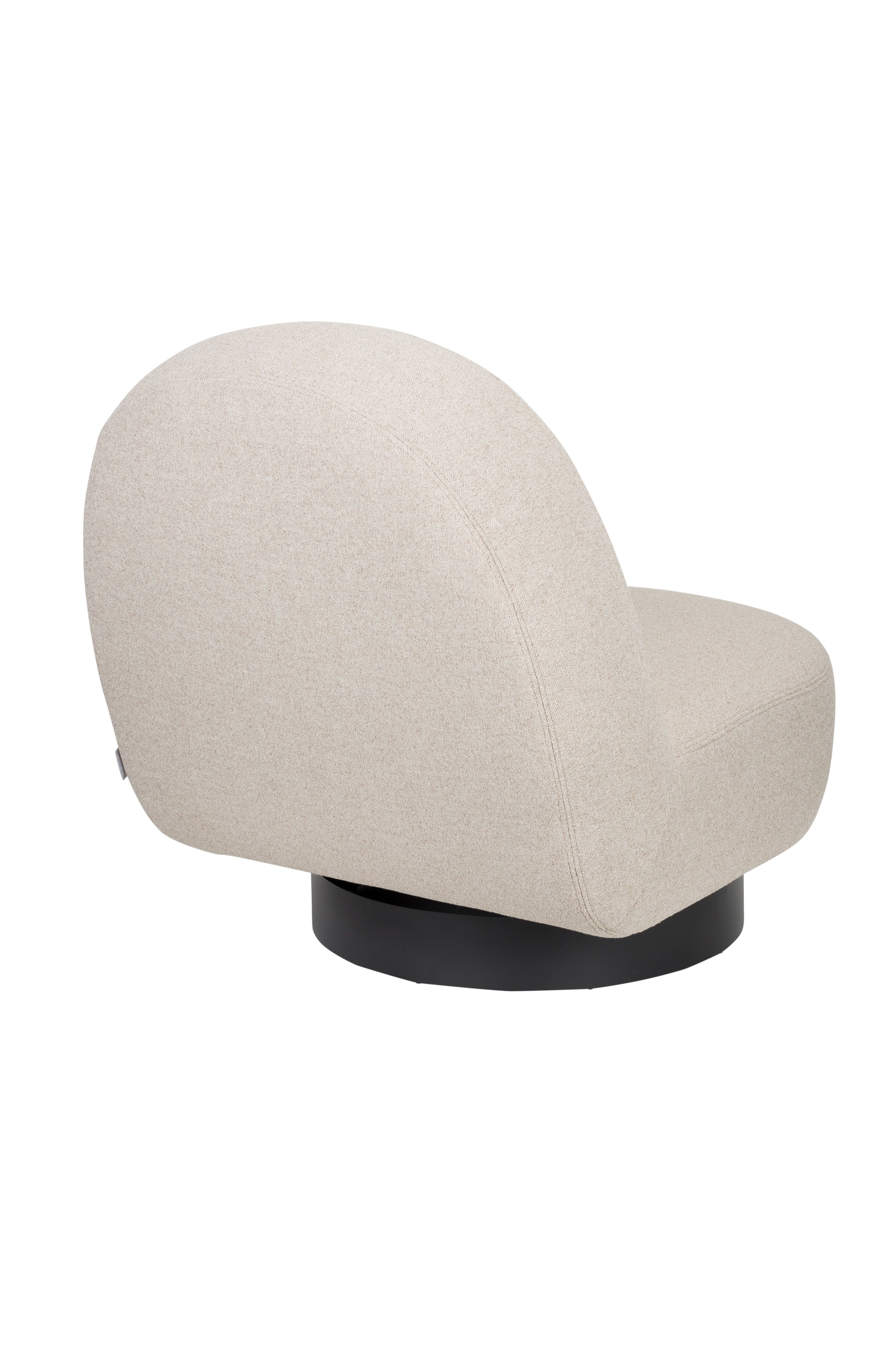 Sessel EDEN cappuccino mit schwarzem Gestell