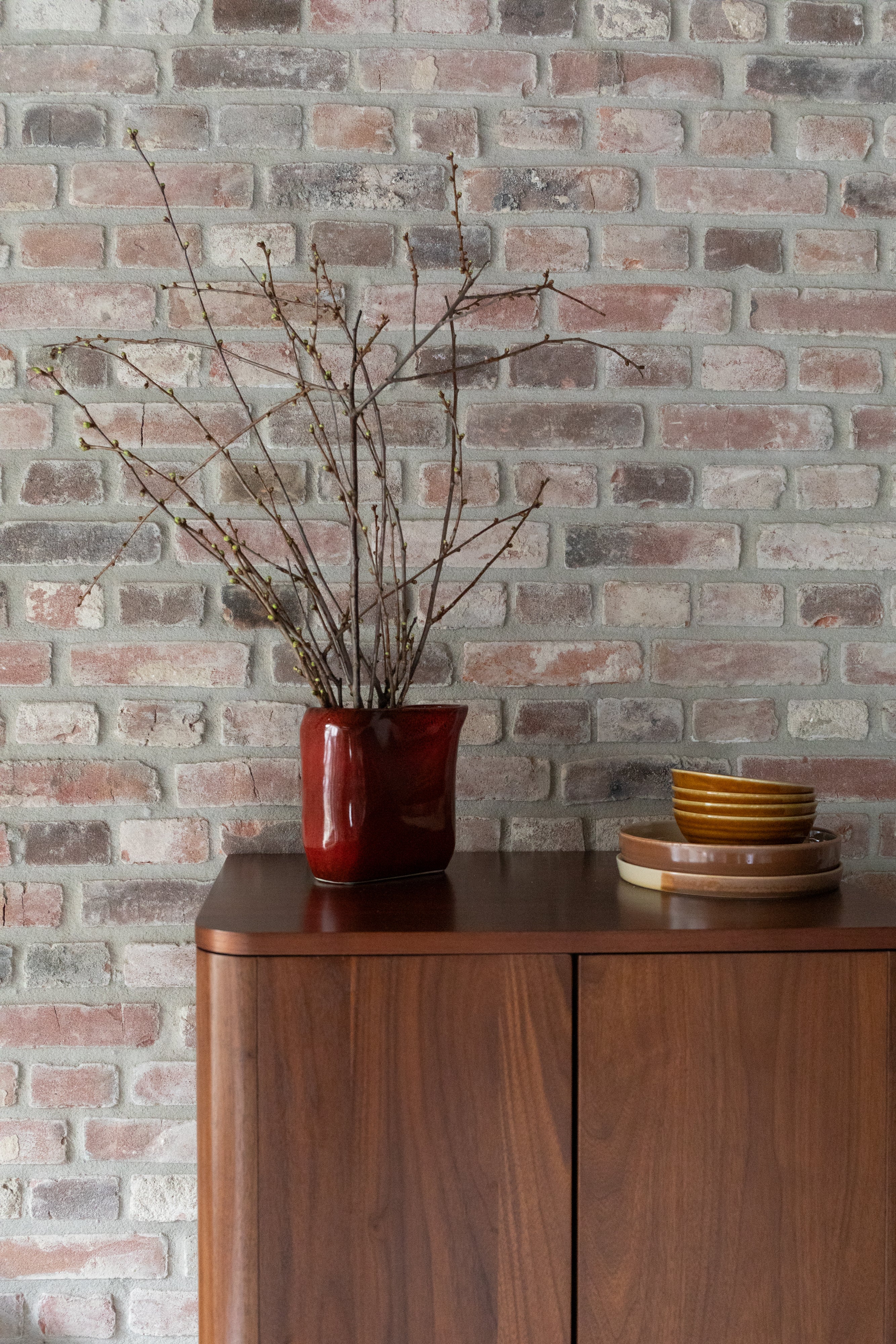 EDNA vase red