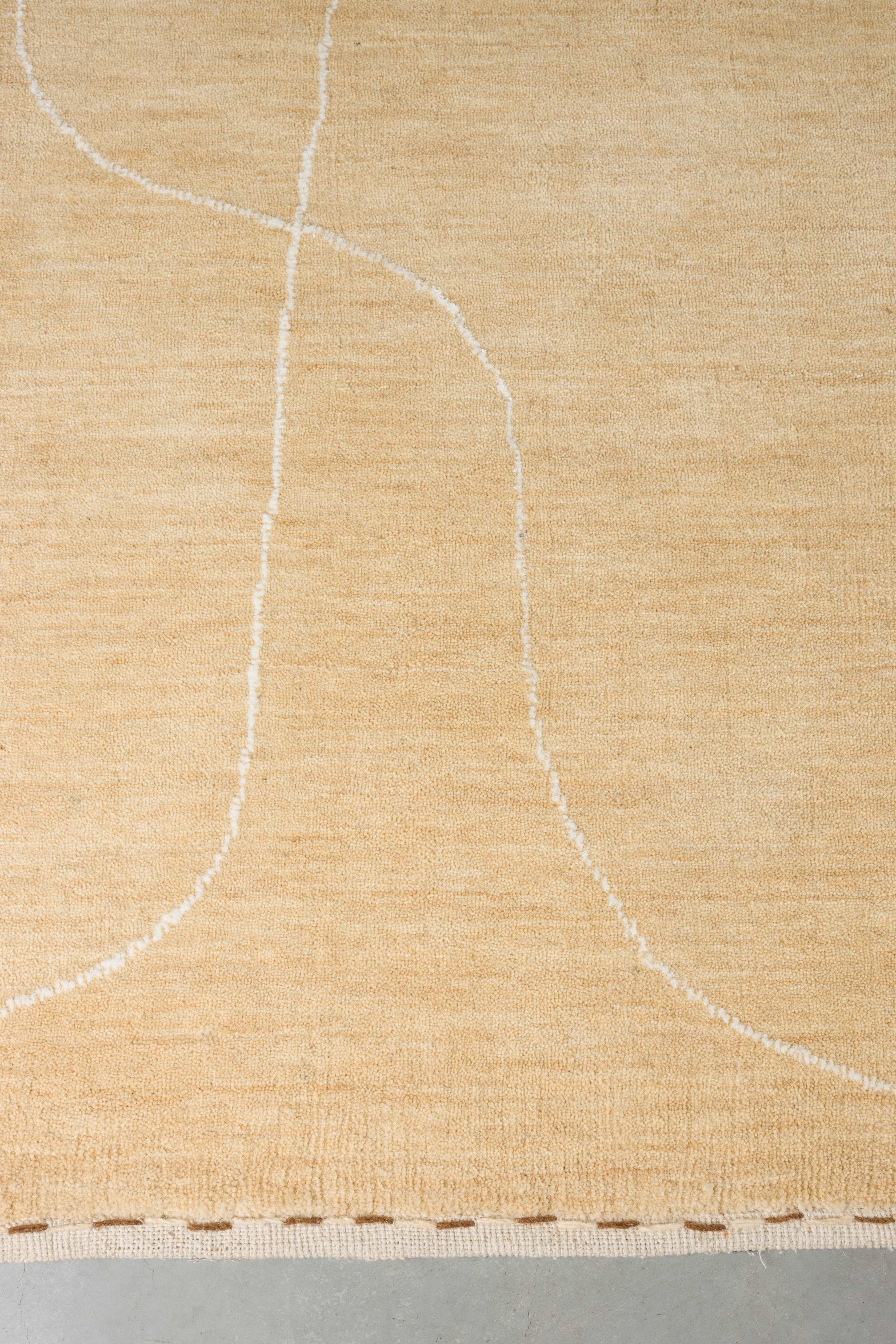 Beiger DOODLE Teppich