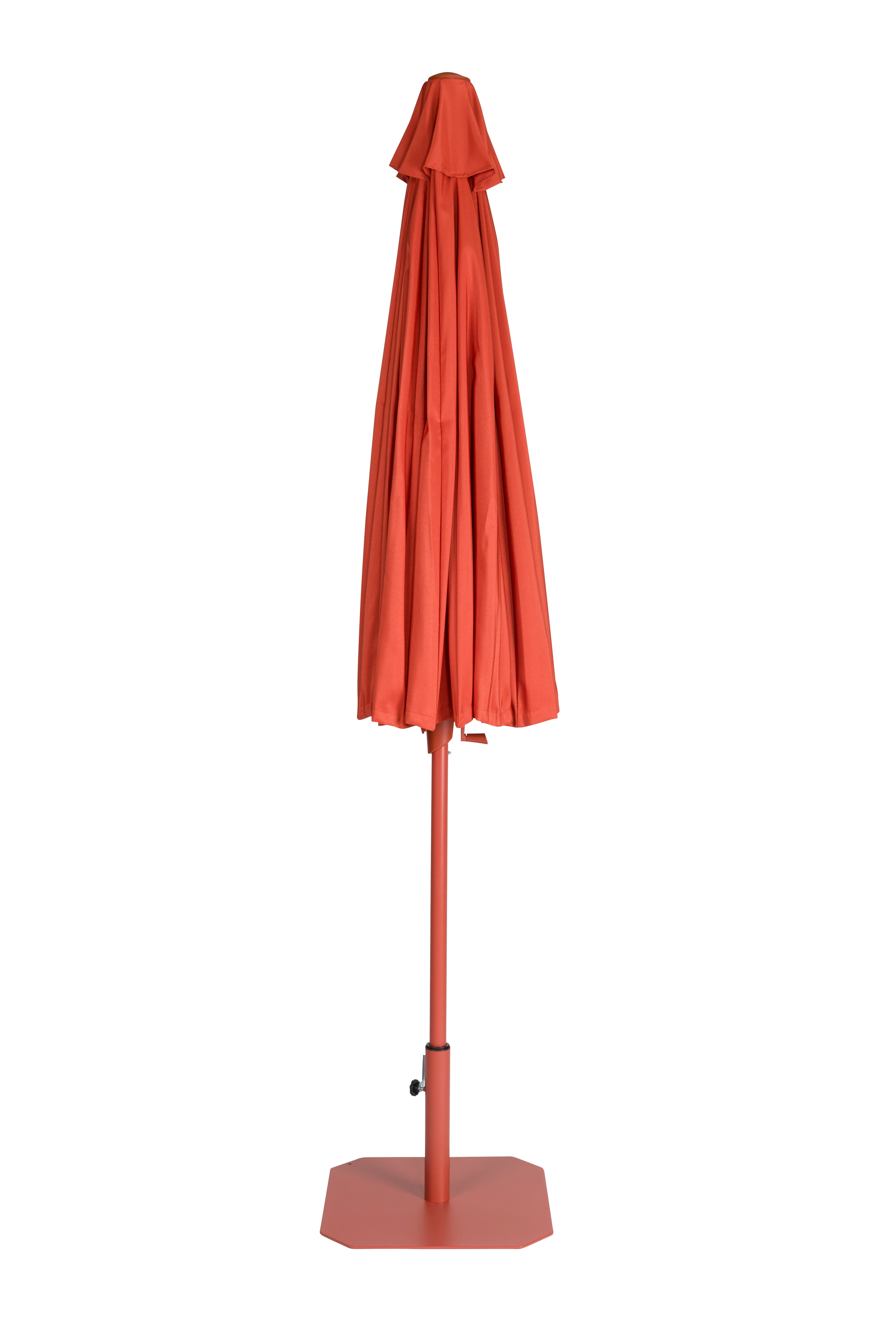 Sonnenschirm mit Fuß SUNSHINE rot