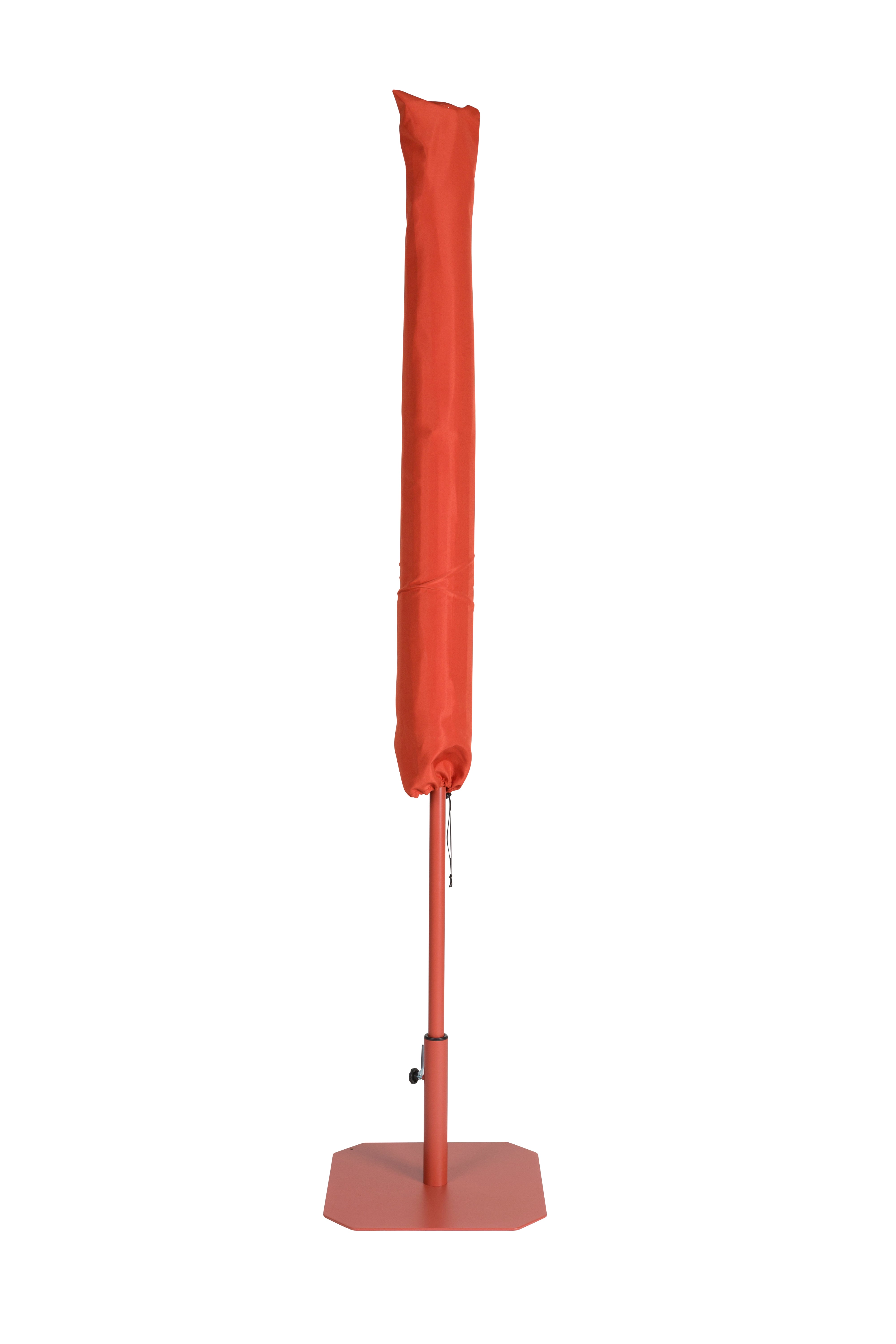 Sonnenschirm mit Fuß SUNSHINE rot