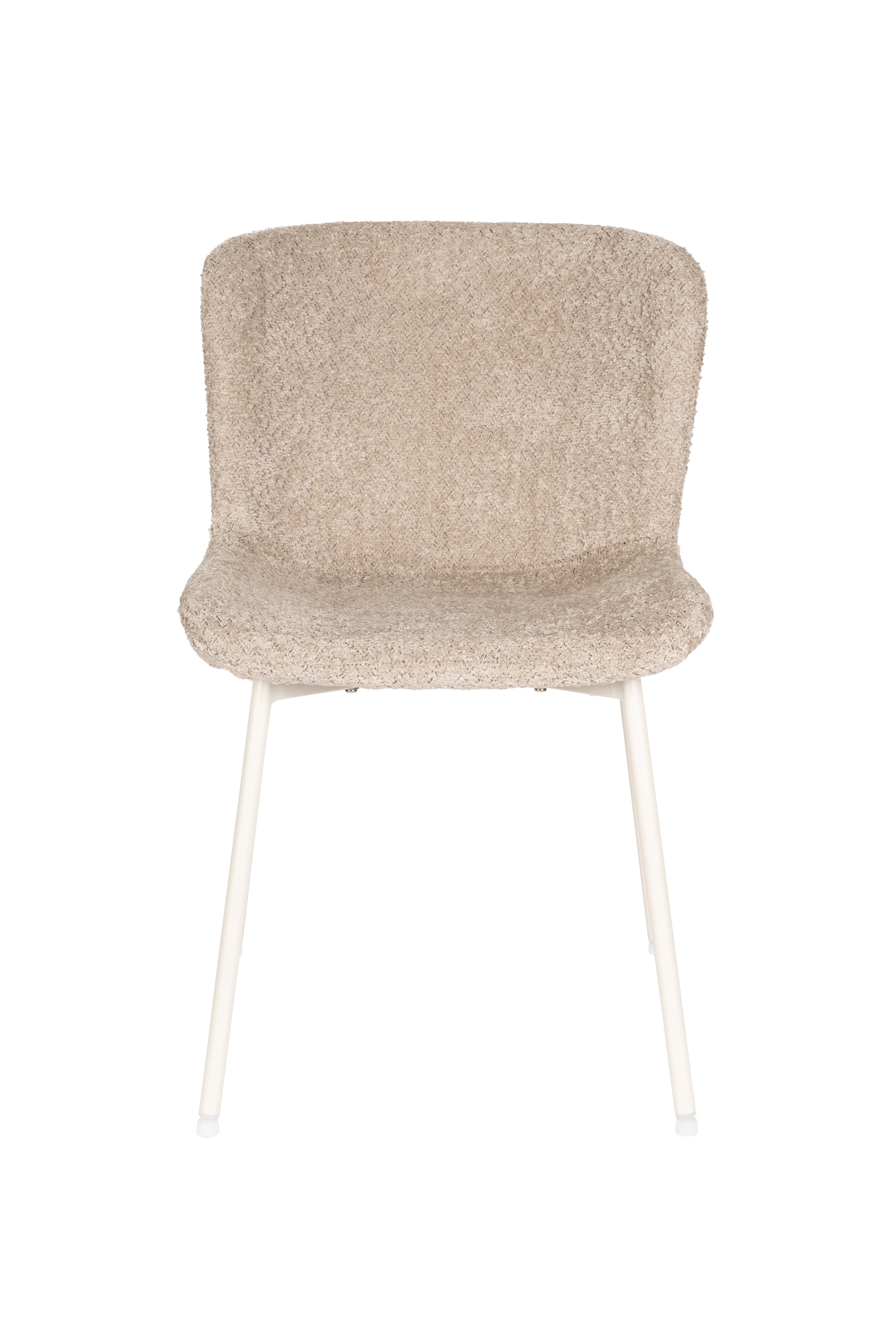 MARION Chair in Light Brown with Beige Base