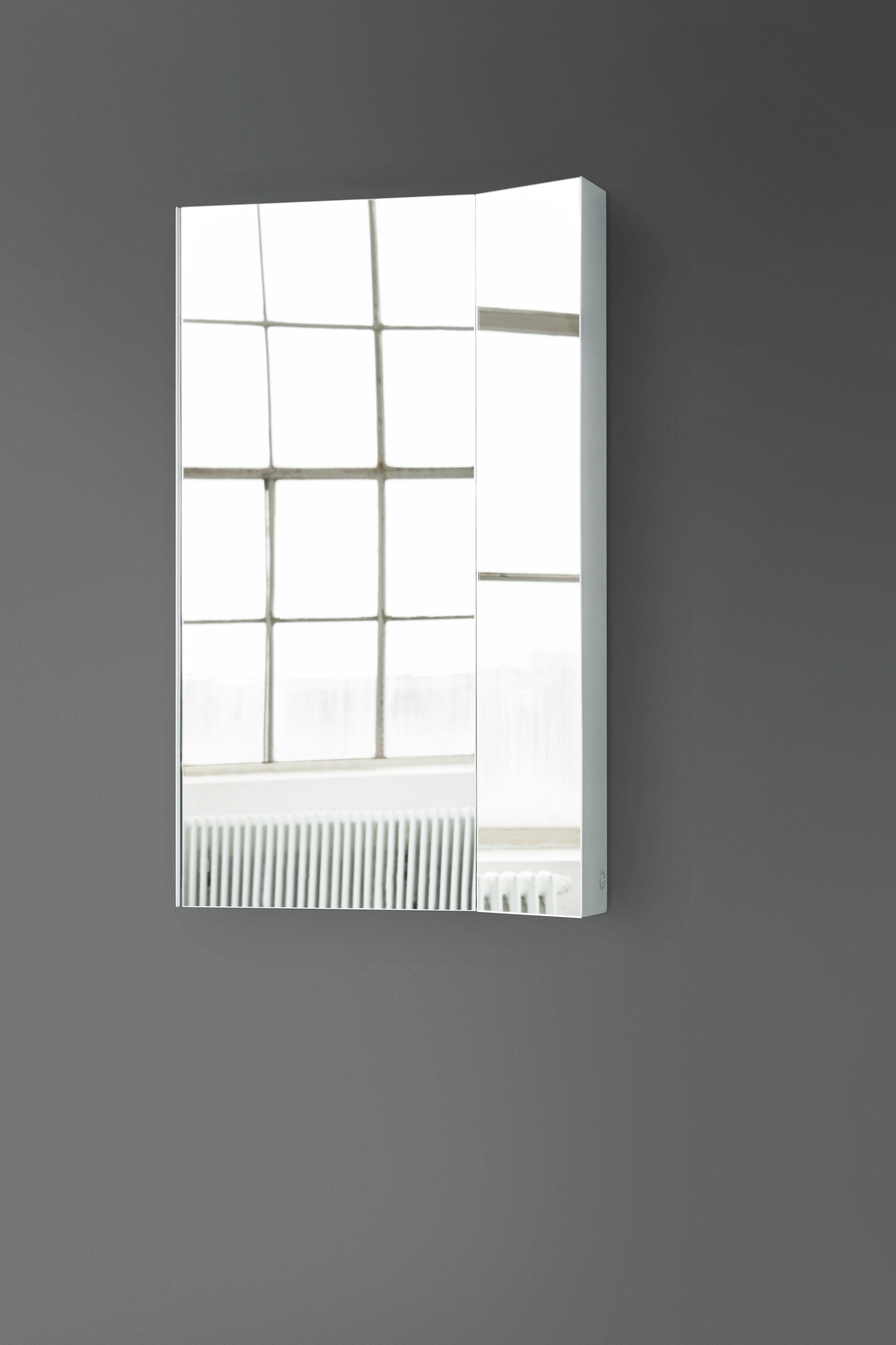 Wandspiegel MIMESIS grau