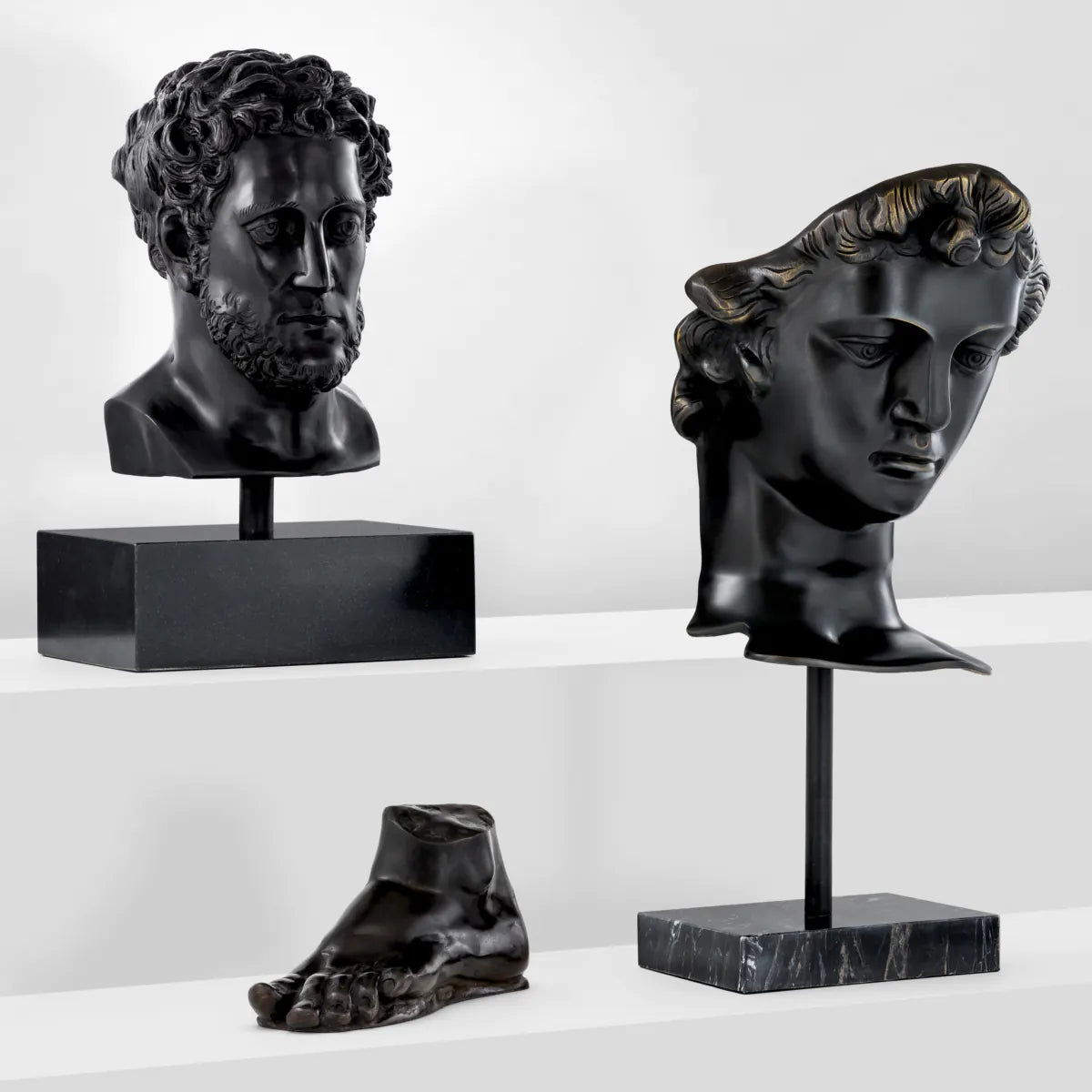 Dekoratives Figurkopf David Black