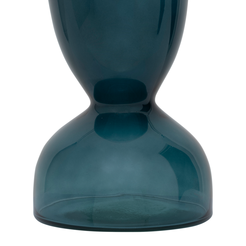 Glass vase EBBE petrol