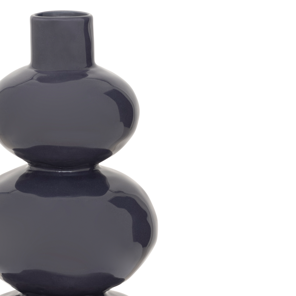 EMILY vase dark blue ceramic