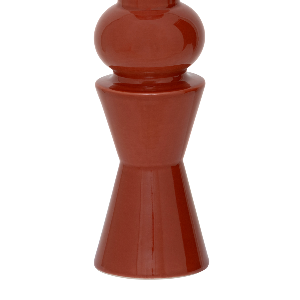POUL vase red ceramic