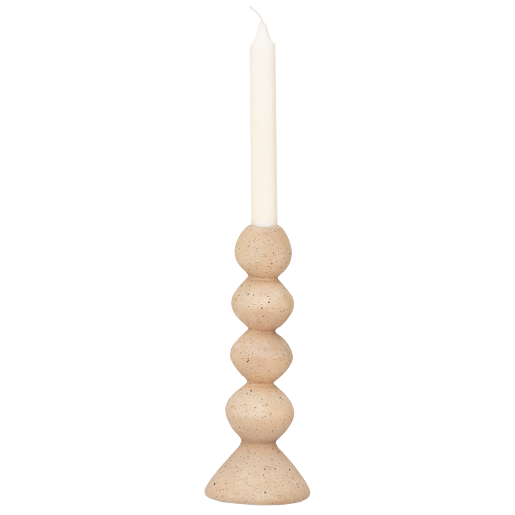 ANNELI beige candle holder
