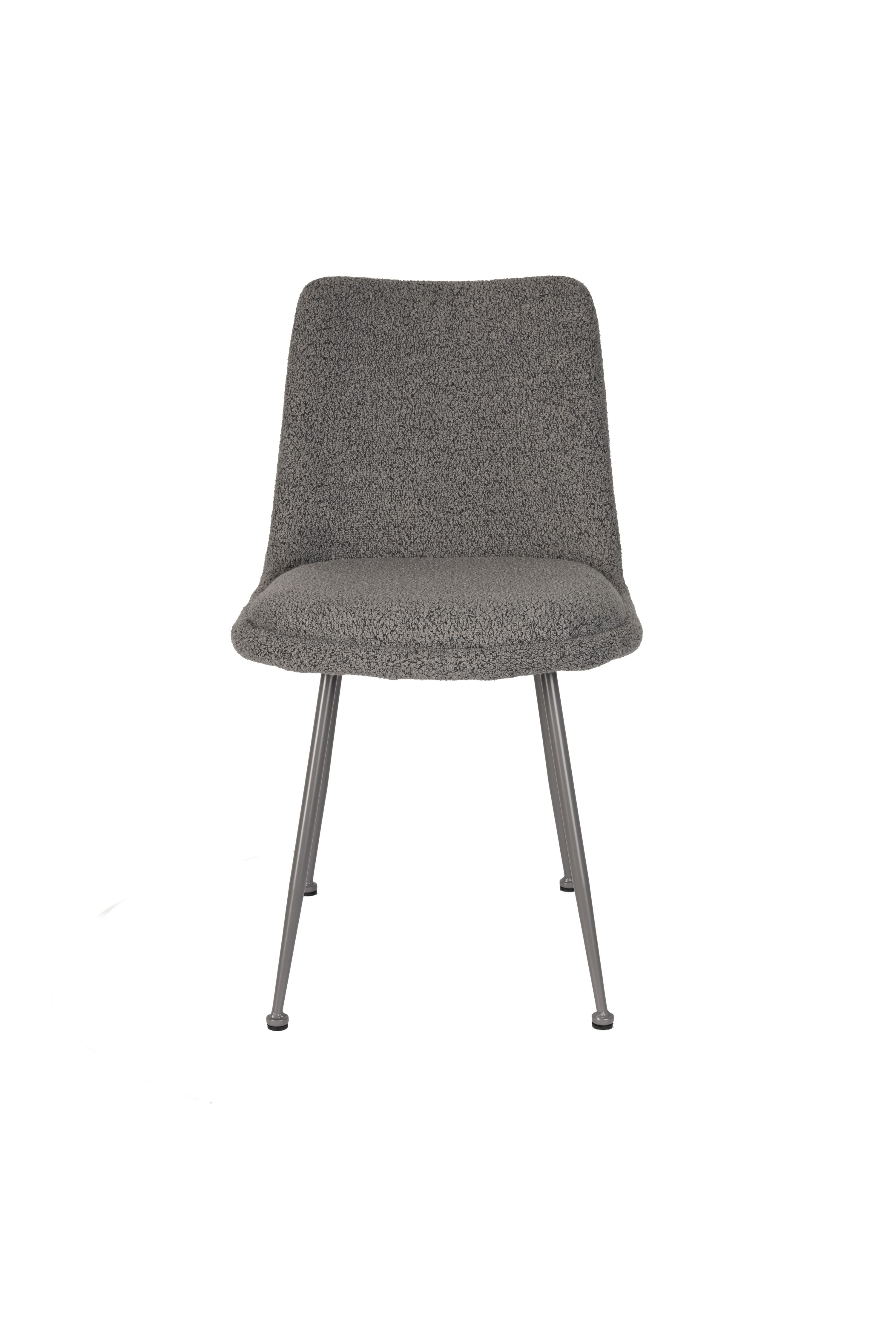 Grauer Fidjs -Stuhl