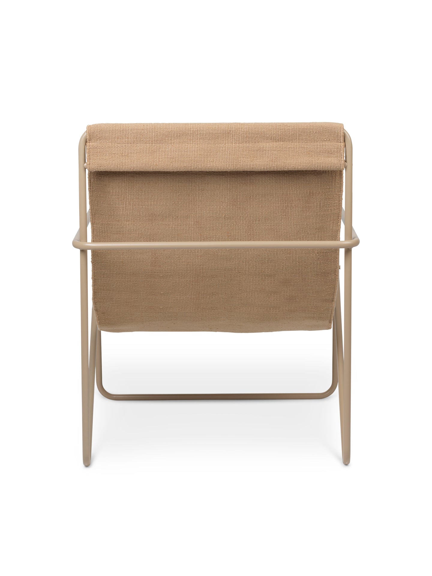 Desert Beige Garden Stuhl mit einer beige Basis